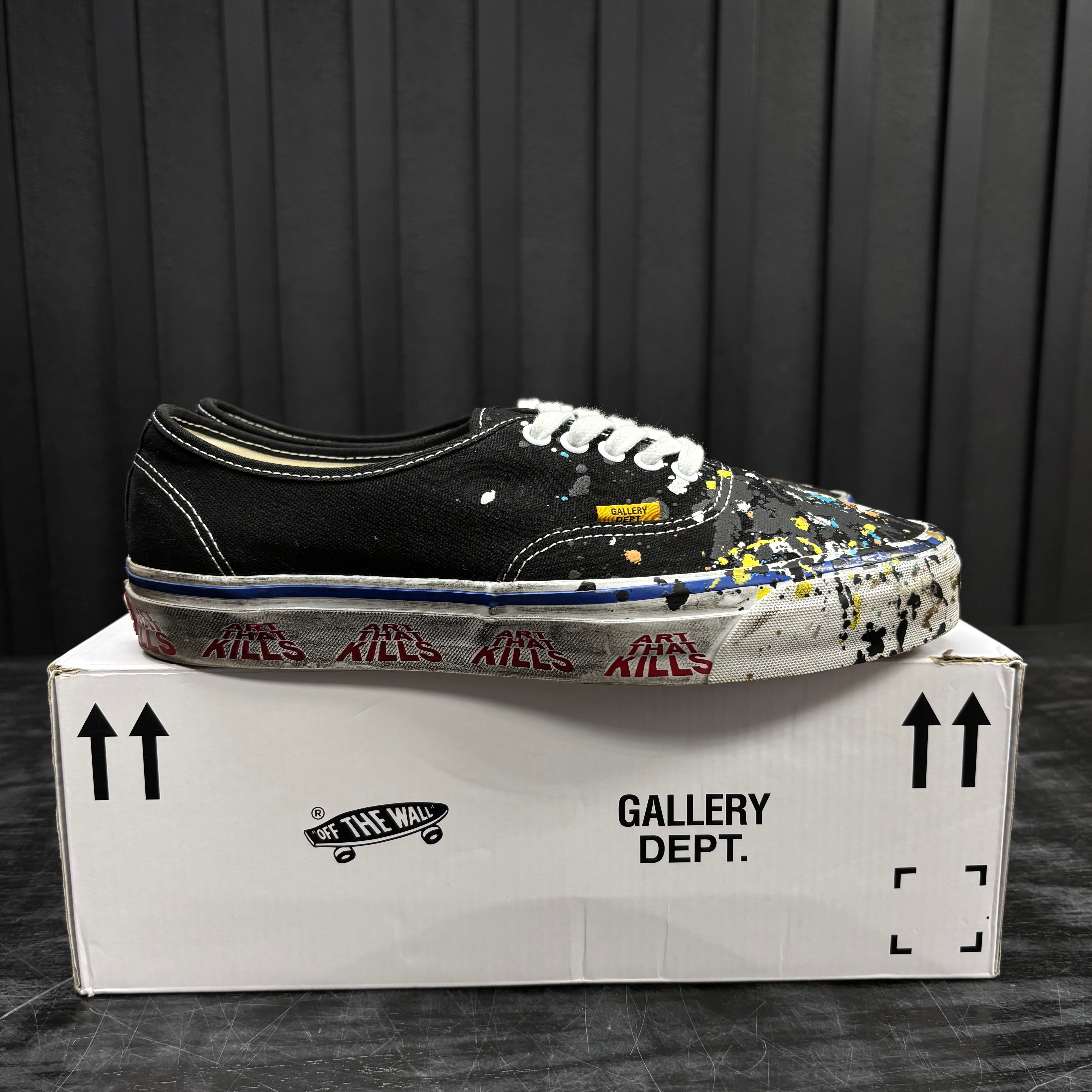 Vans Authentic Reissue 44 Gallery Dept. Art That Kills Black - Used - 3945
