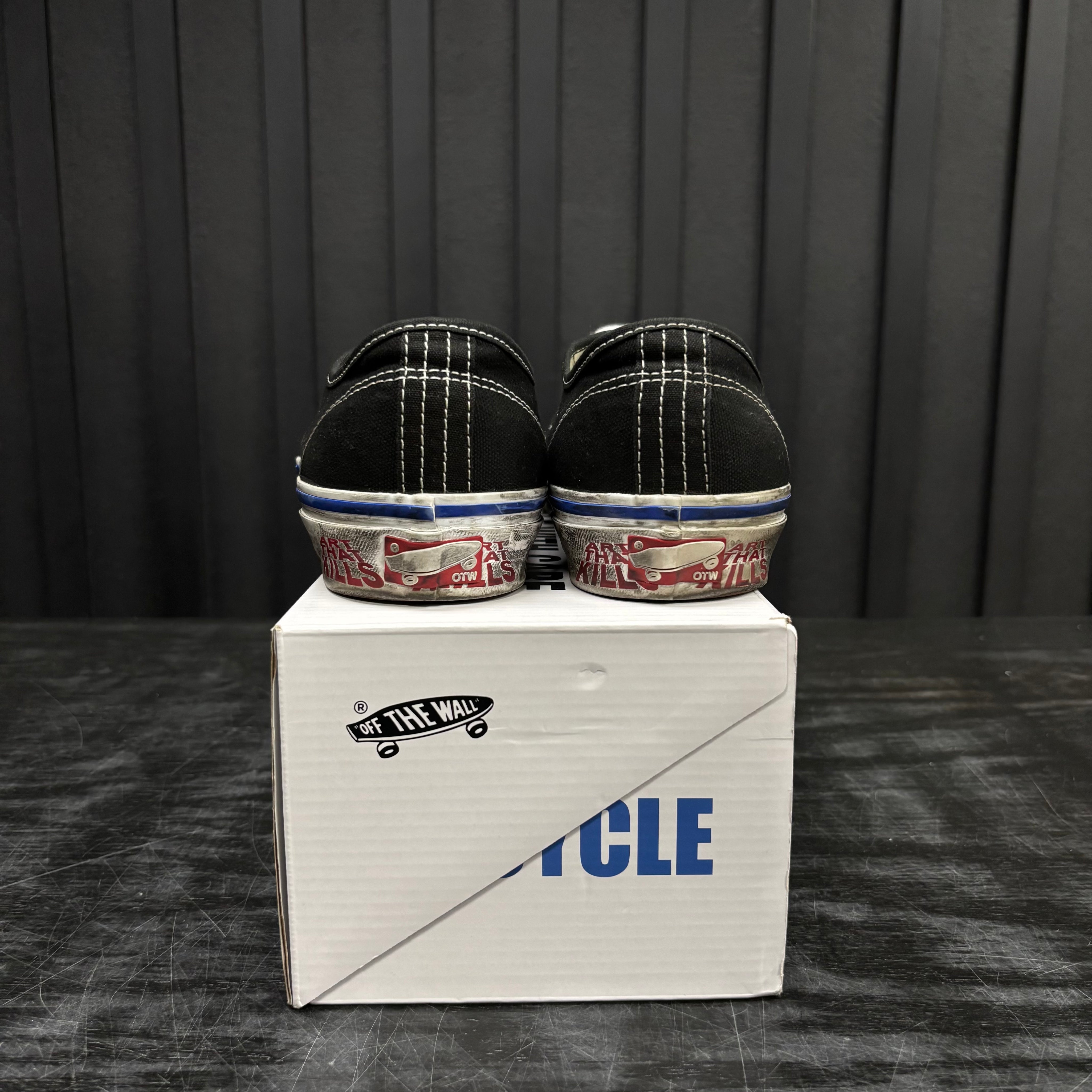 Vans Authentic Reissue 44 Gallery Dept. Art That Kills Black - Used - 3945