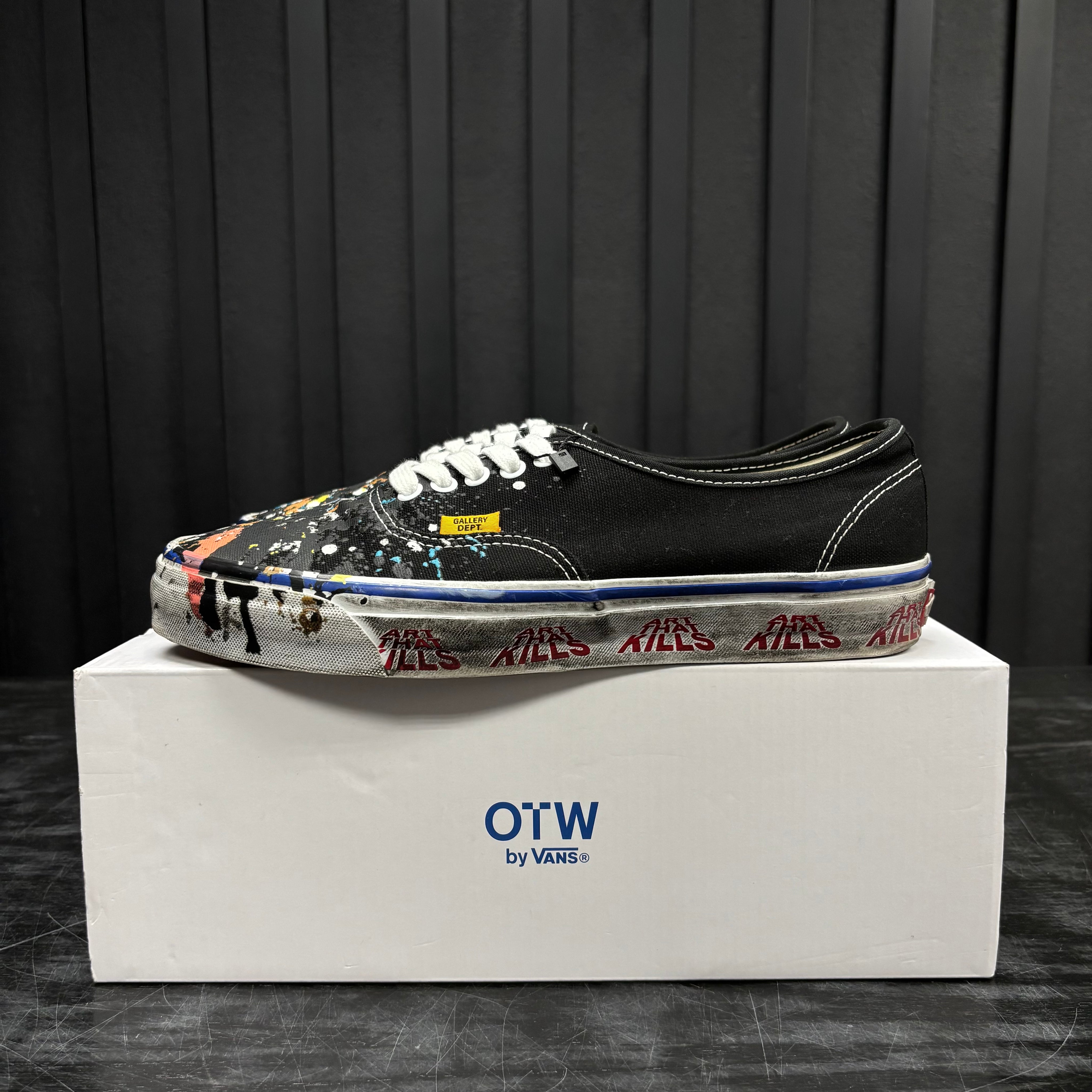 Vans Authentic Reissue 44 Gallery Dept. Art That Kills Black - Used - 3945