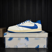 Jordan 1 Retro Low OG SP Fragment x Travis Scott Sail Military Blue - Used - 3946