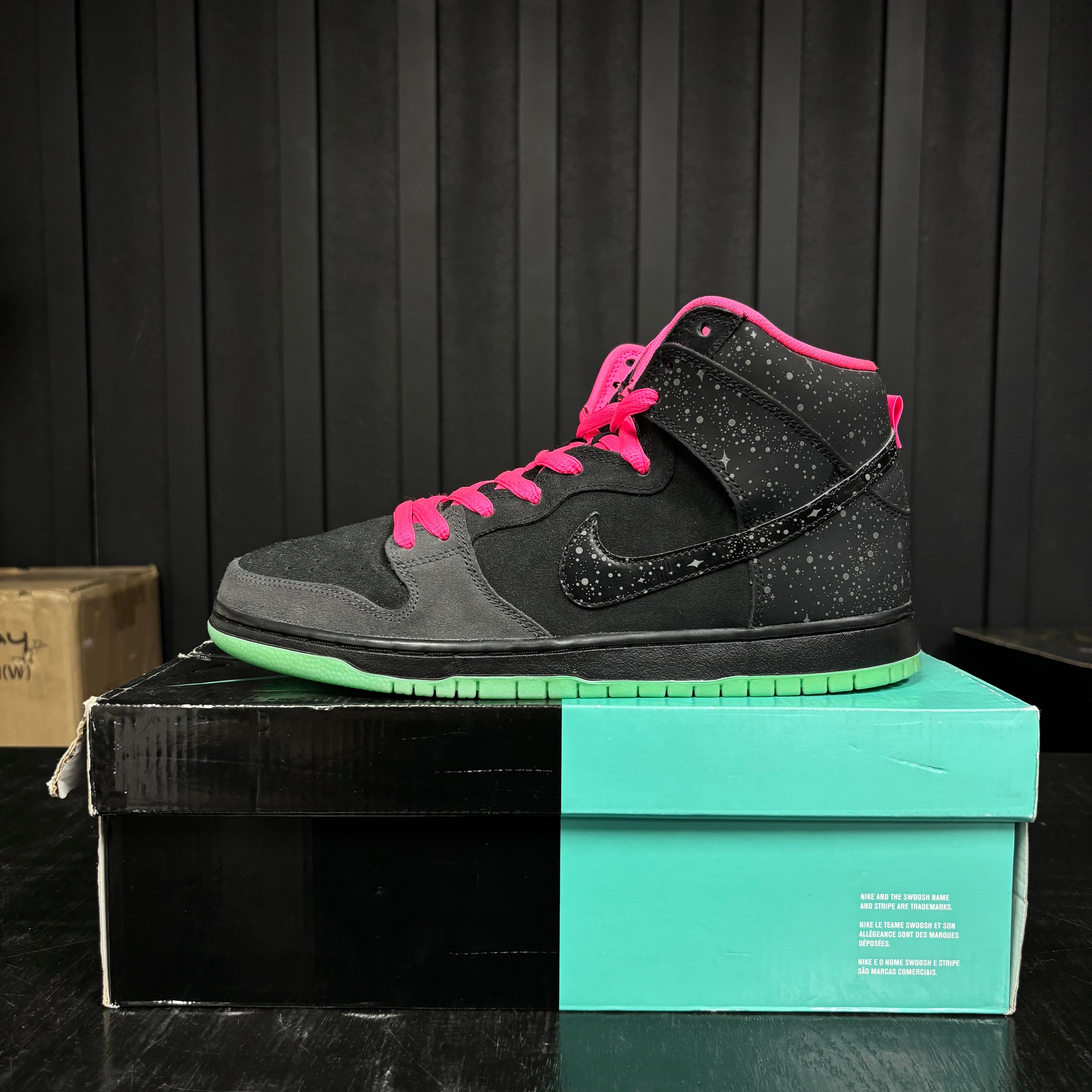 Nike SB Dunk High Premier Northern Lights - Used. - 4563