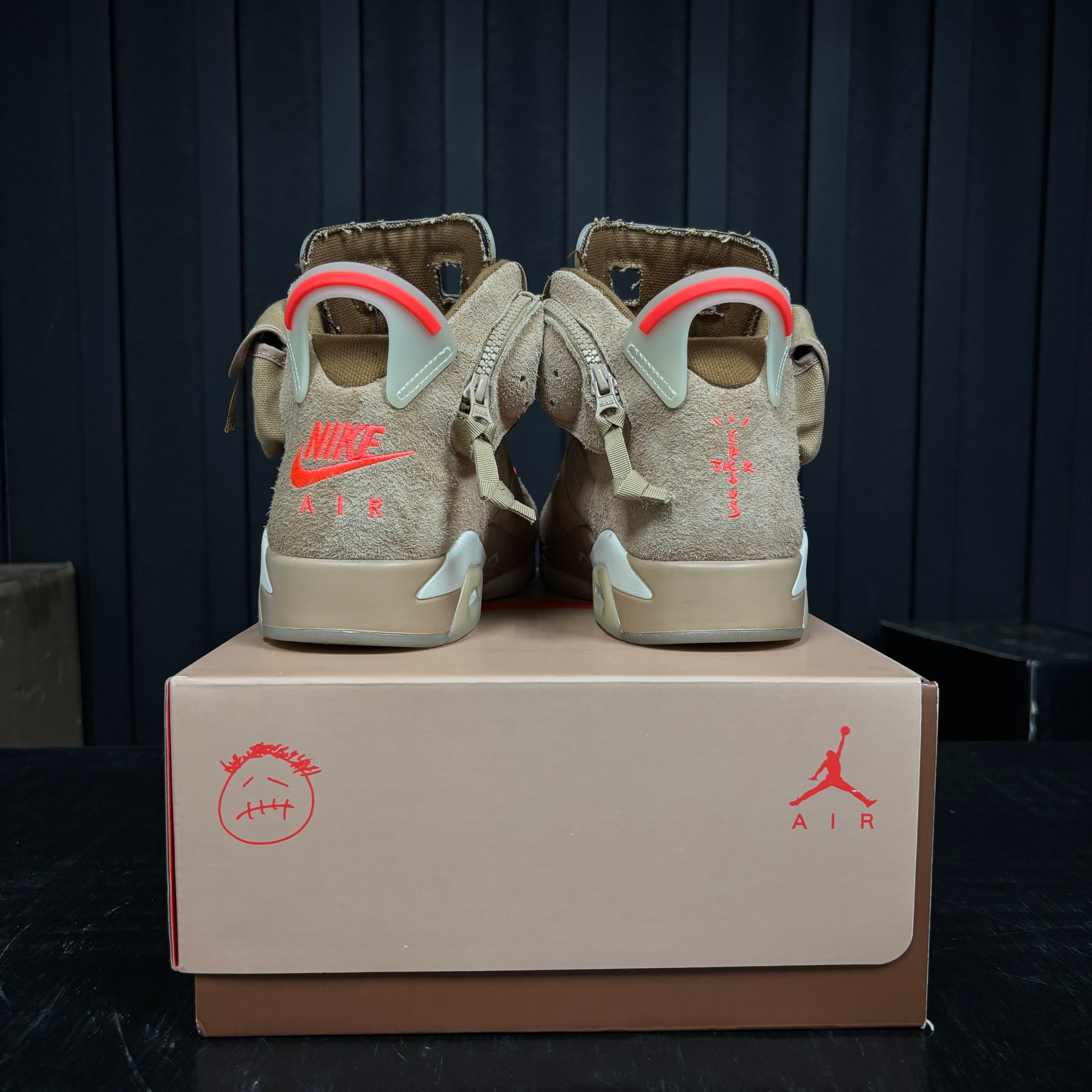 Jordan 6 Retro Travis Scott British Khaki - Used - 4547
