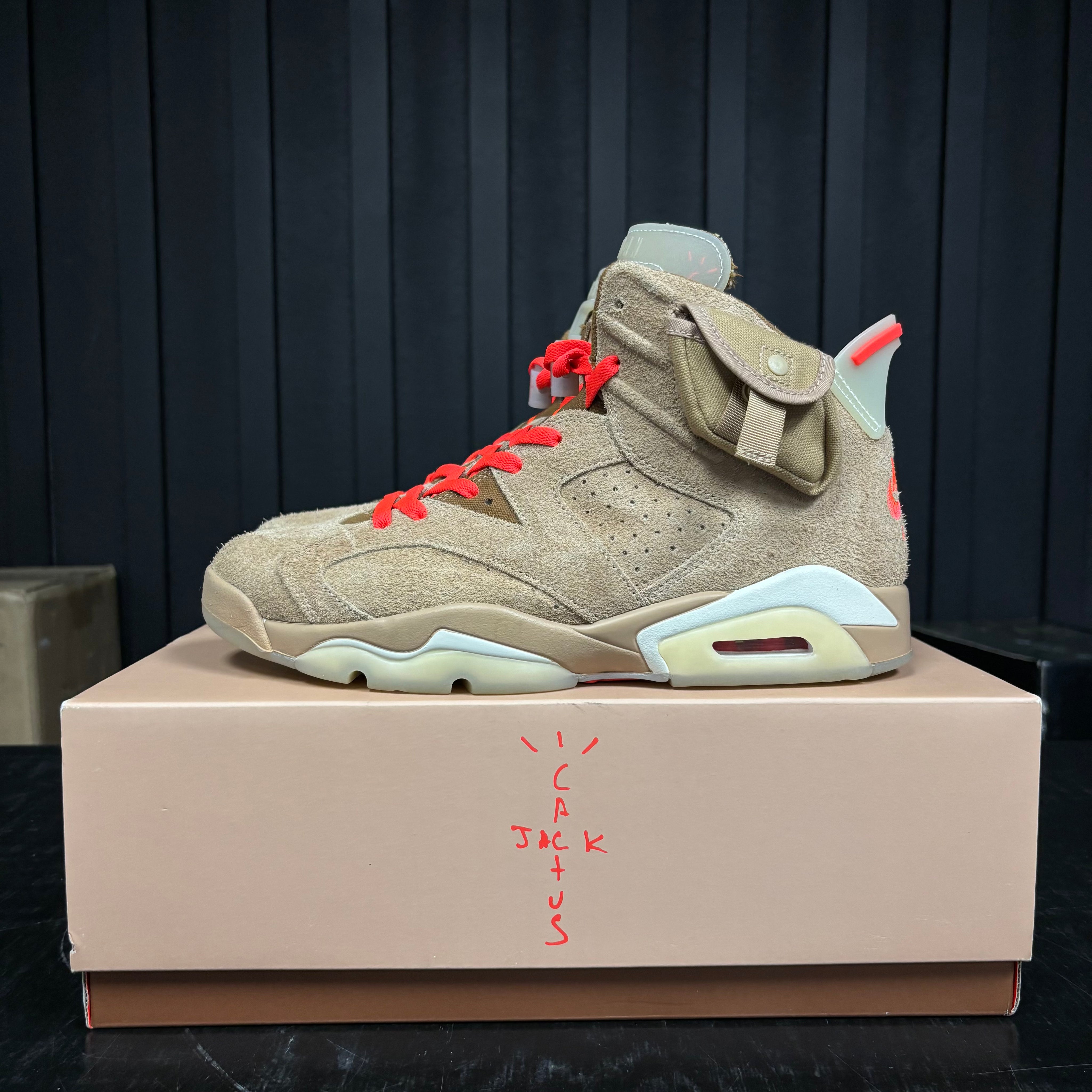Jordan 6 Retro Travis Scott British Khaki - Used - 4547