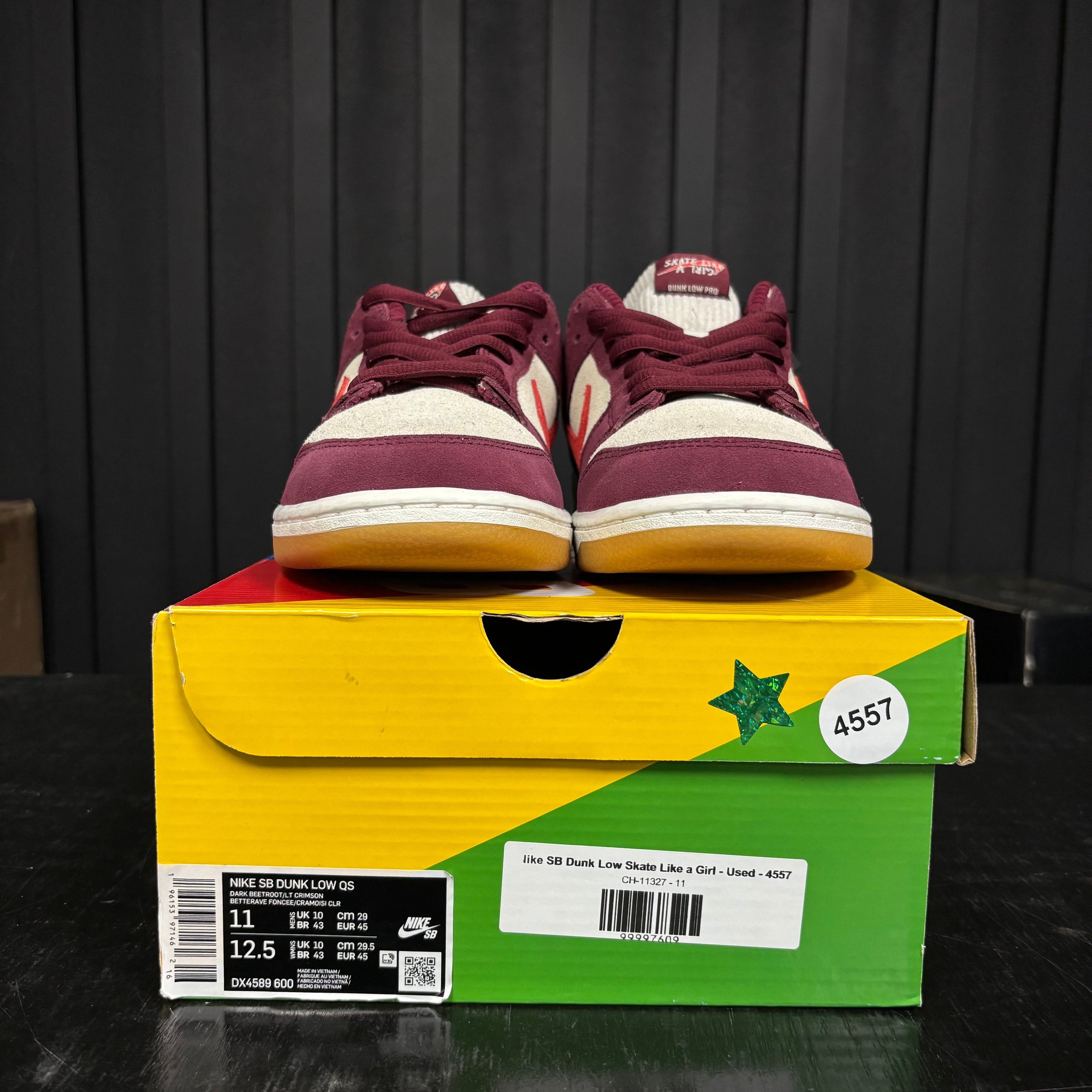 Nike SB Dunk Low Skate Like a Girl - Used - 4557