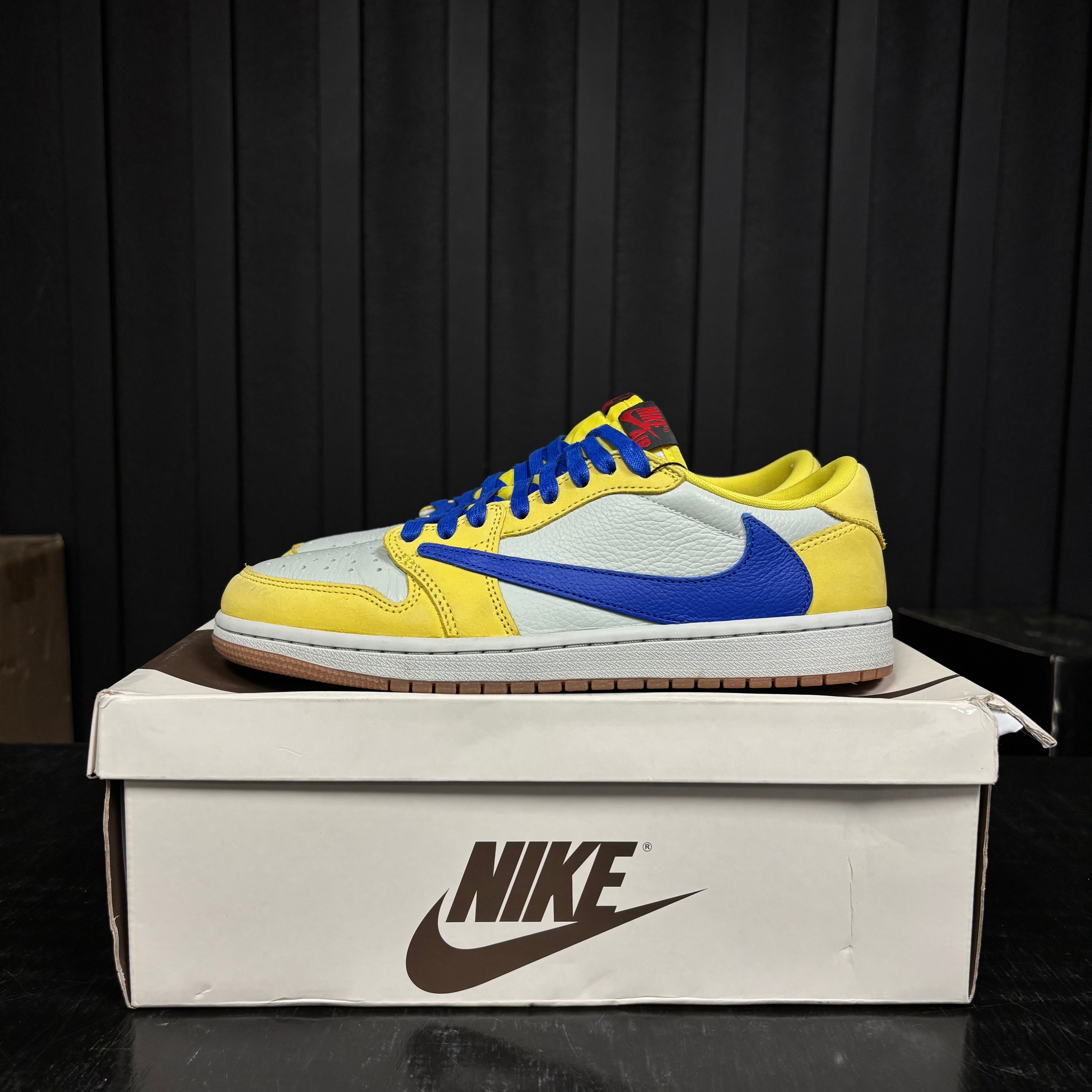 Jordan 1 Retro Low OG SP Travis Scott Canary (Women's) - Used - 3947