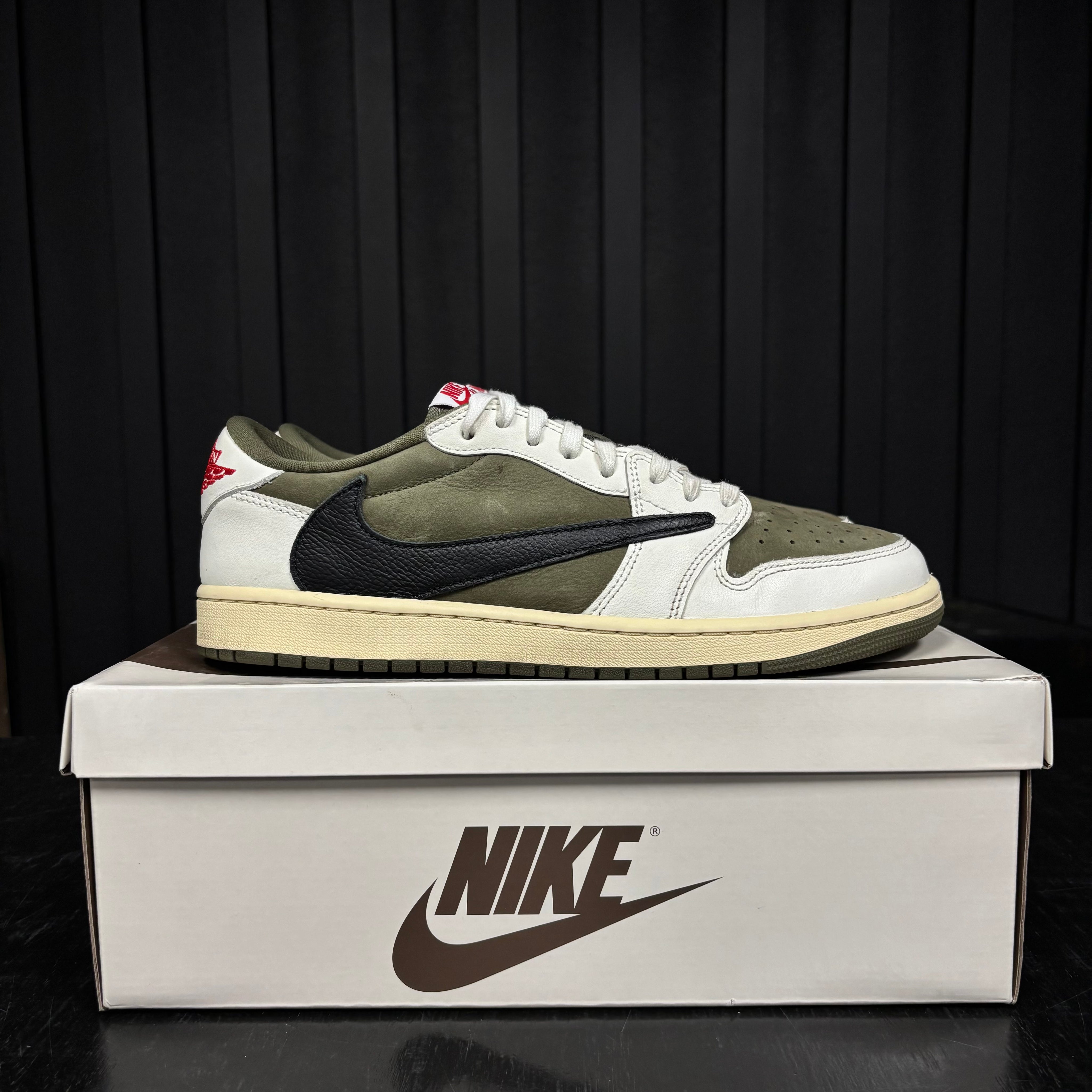 Jordan 1 Retro Low OG SP Travis Scott Medium Olive - Used - 3940