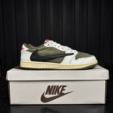 Jordan 1 Retro Low OG SP Travis Scott Medium Olive - Used - 3940