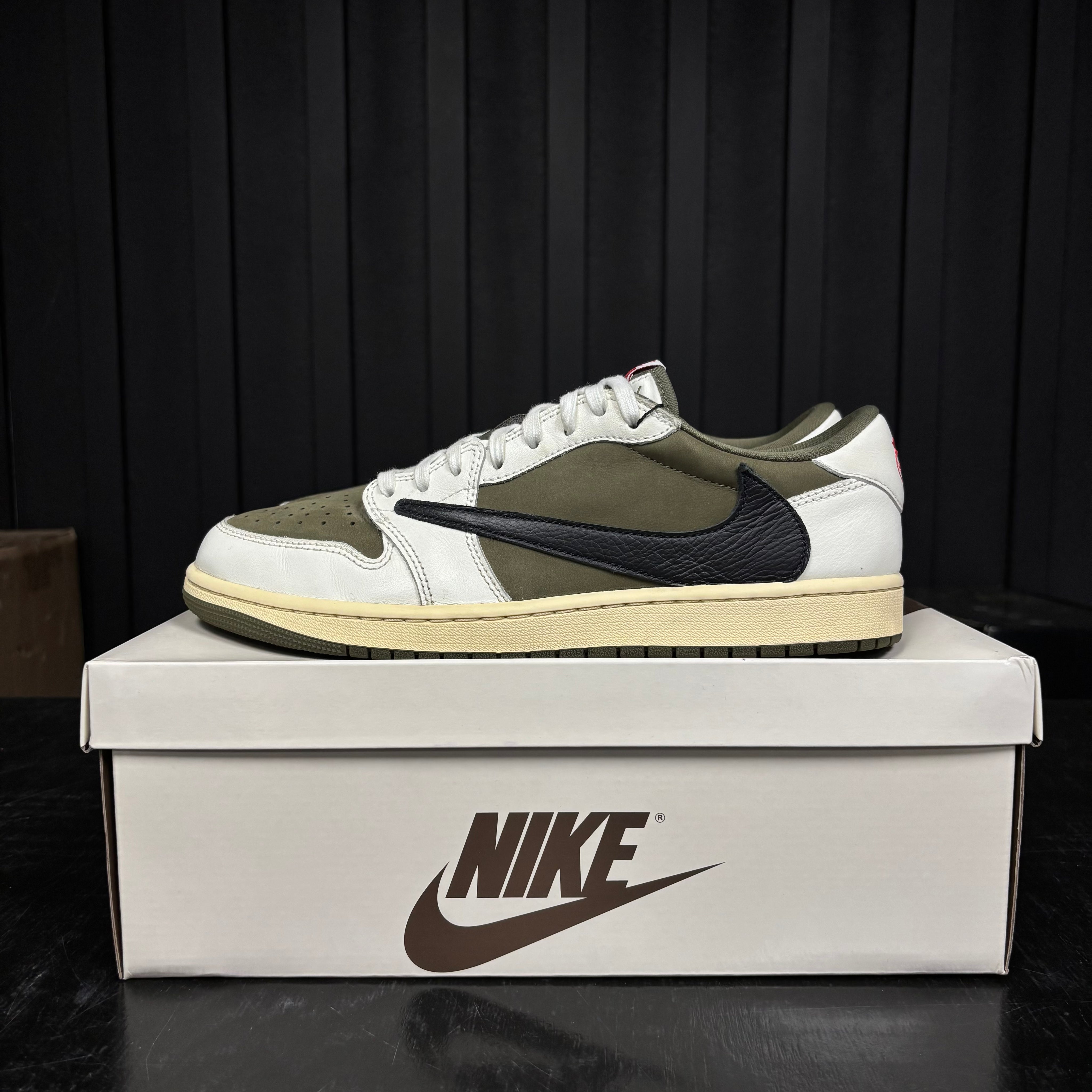 Jordan 1 Retro Low OG SP Travis Scott Medium Olive - Used - 3940