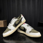 Jordan 1 Retro Low OG SP Travis Scott Medium Olive - Used - 3940
