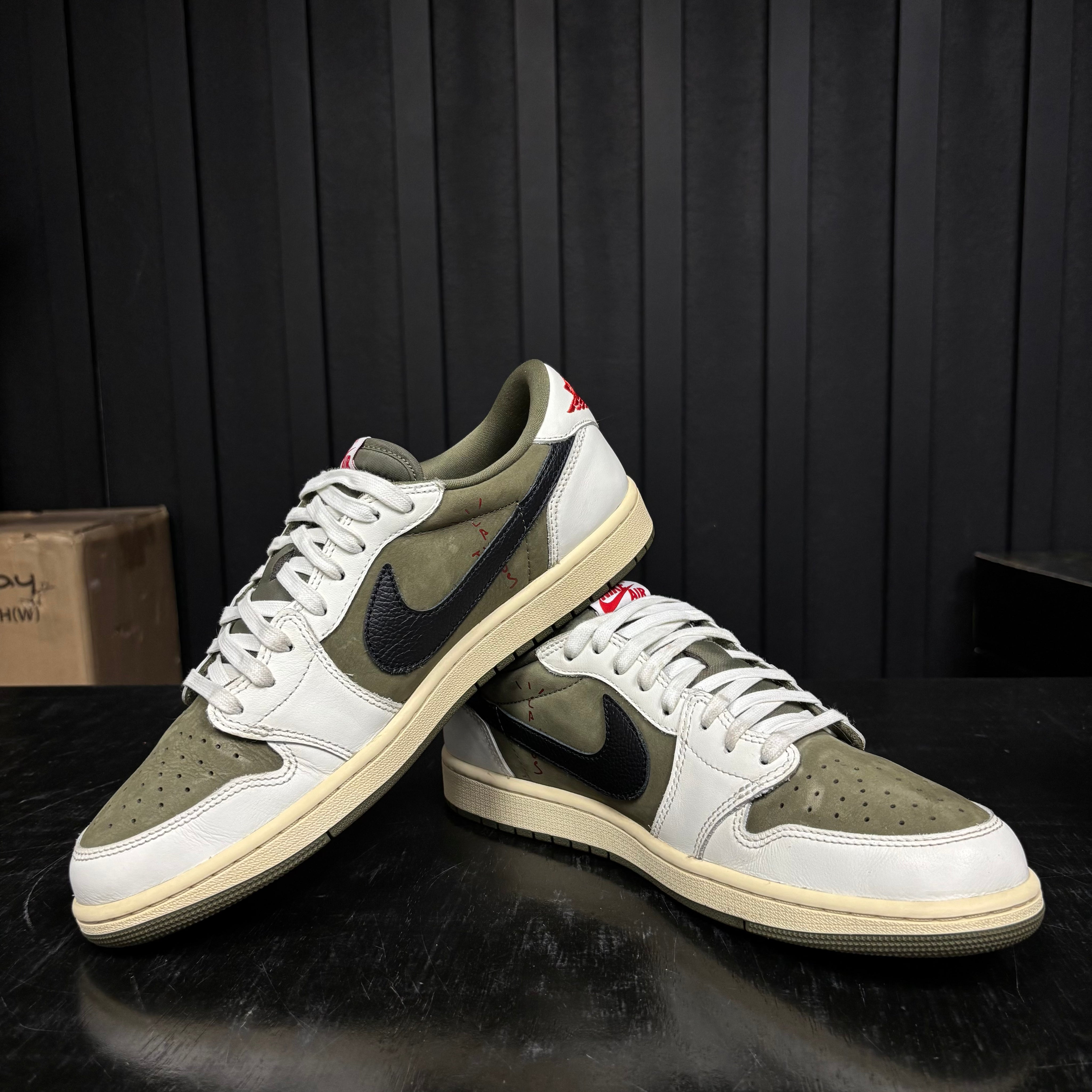 Jordan 1 Retro Low OG SP Travis Scott Medium Olive - Used - 3940