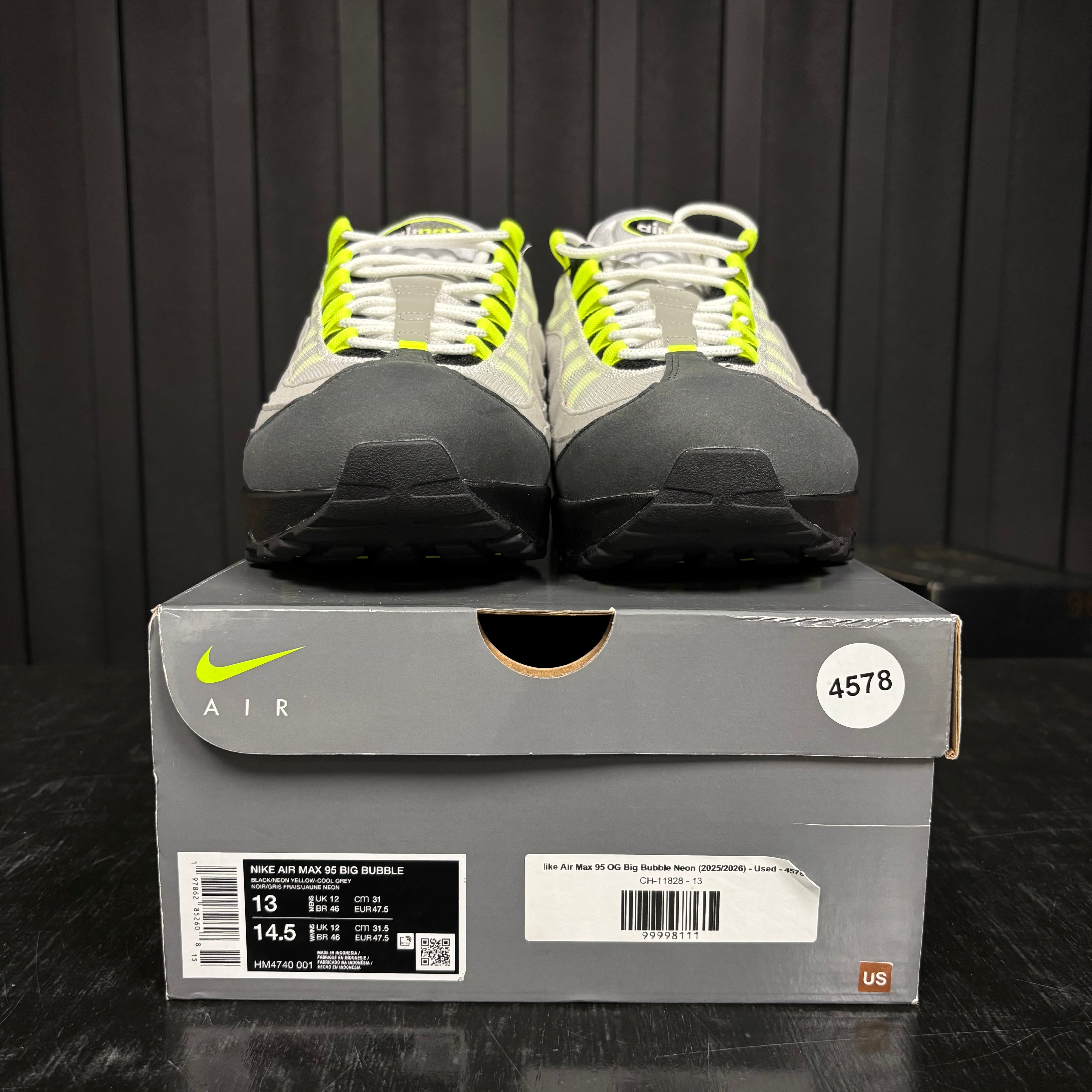 Nike Air Max 95 OG Big Bubble Neon (2025/2026) - Used - 4578