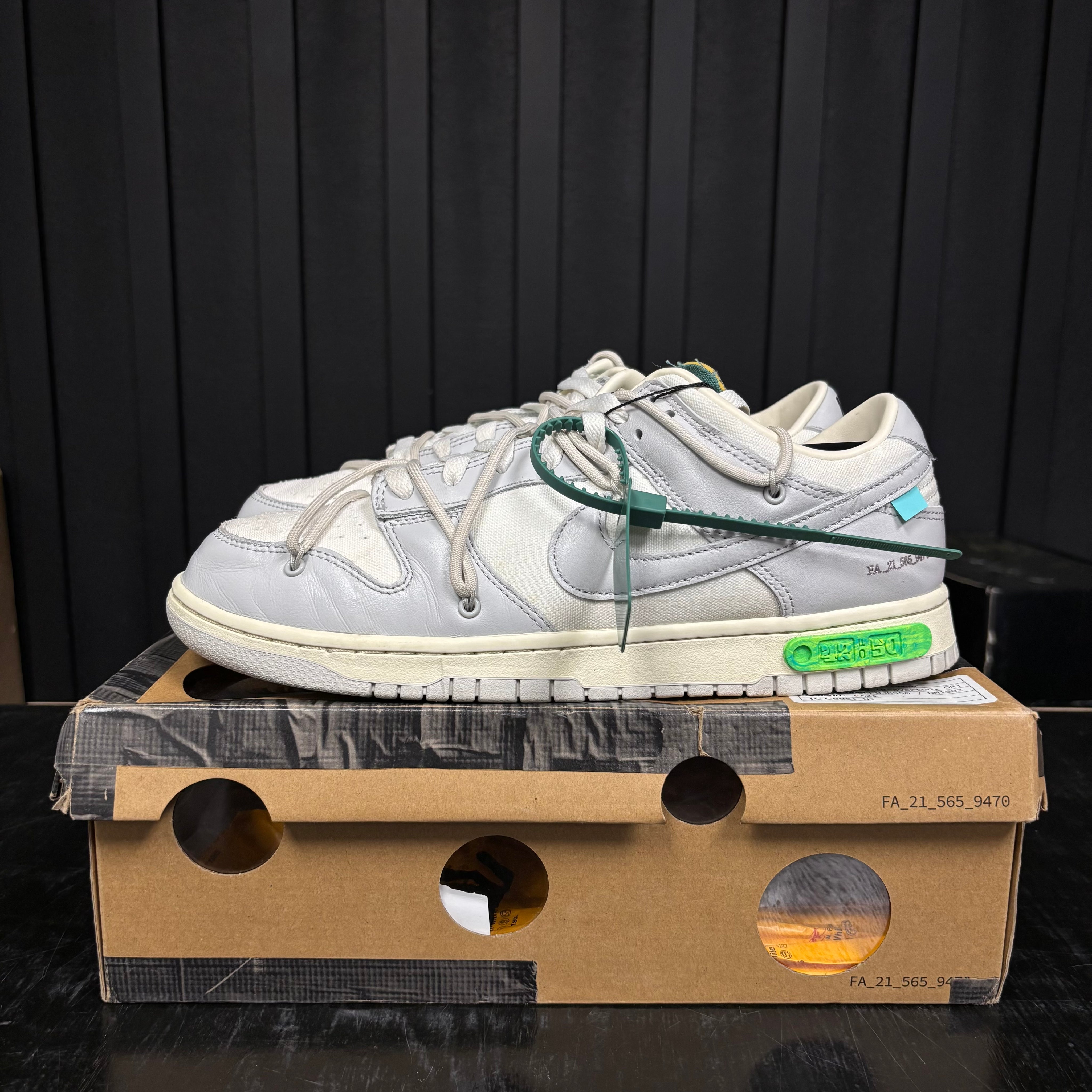 Nike Dunk Low Off-White Lot 42 - Used - 1992