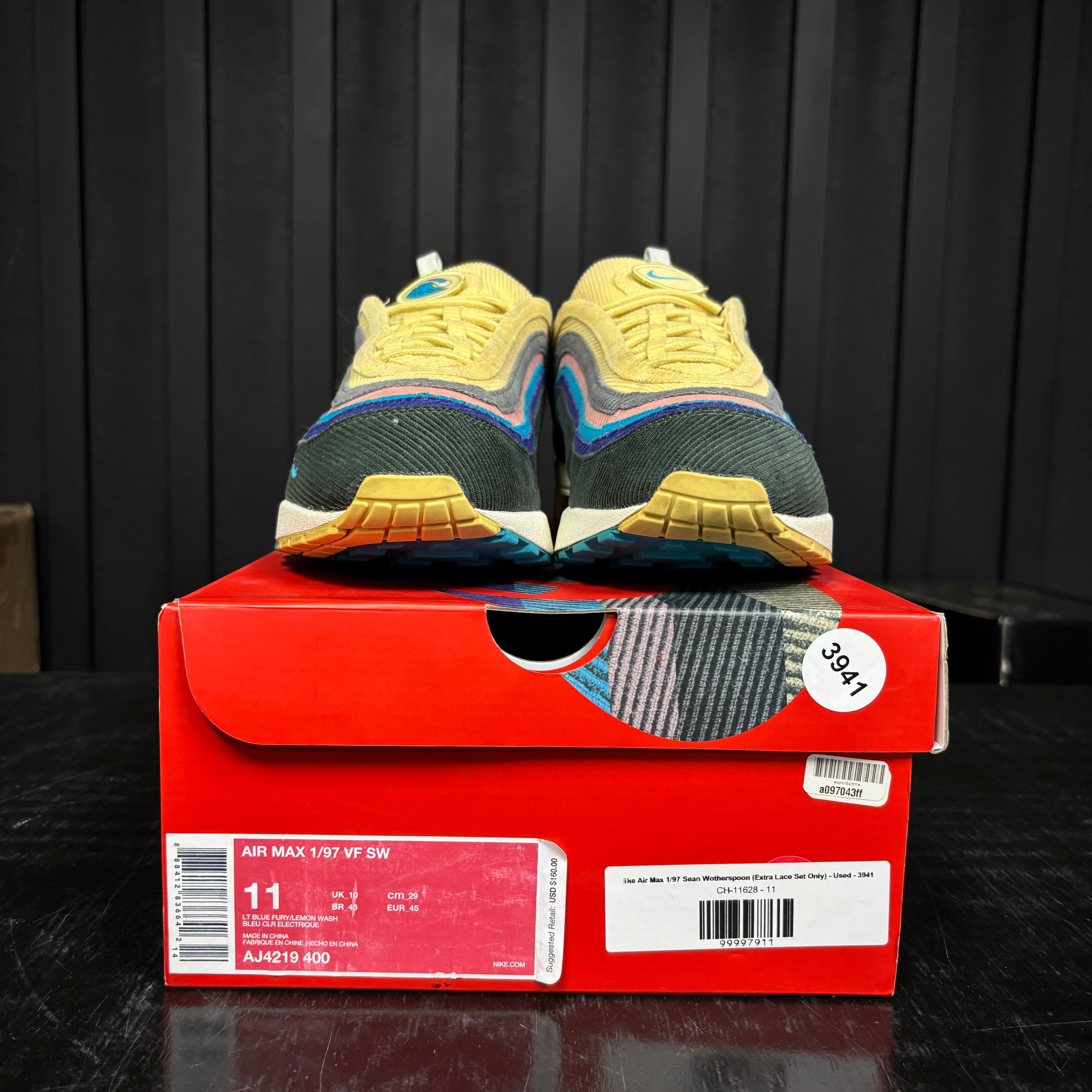 Nike Air Max 1/97 Sean Wotherspoon (Extra Lace Set Only) - Used - 3941