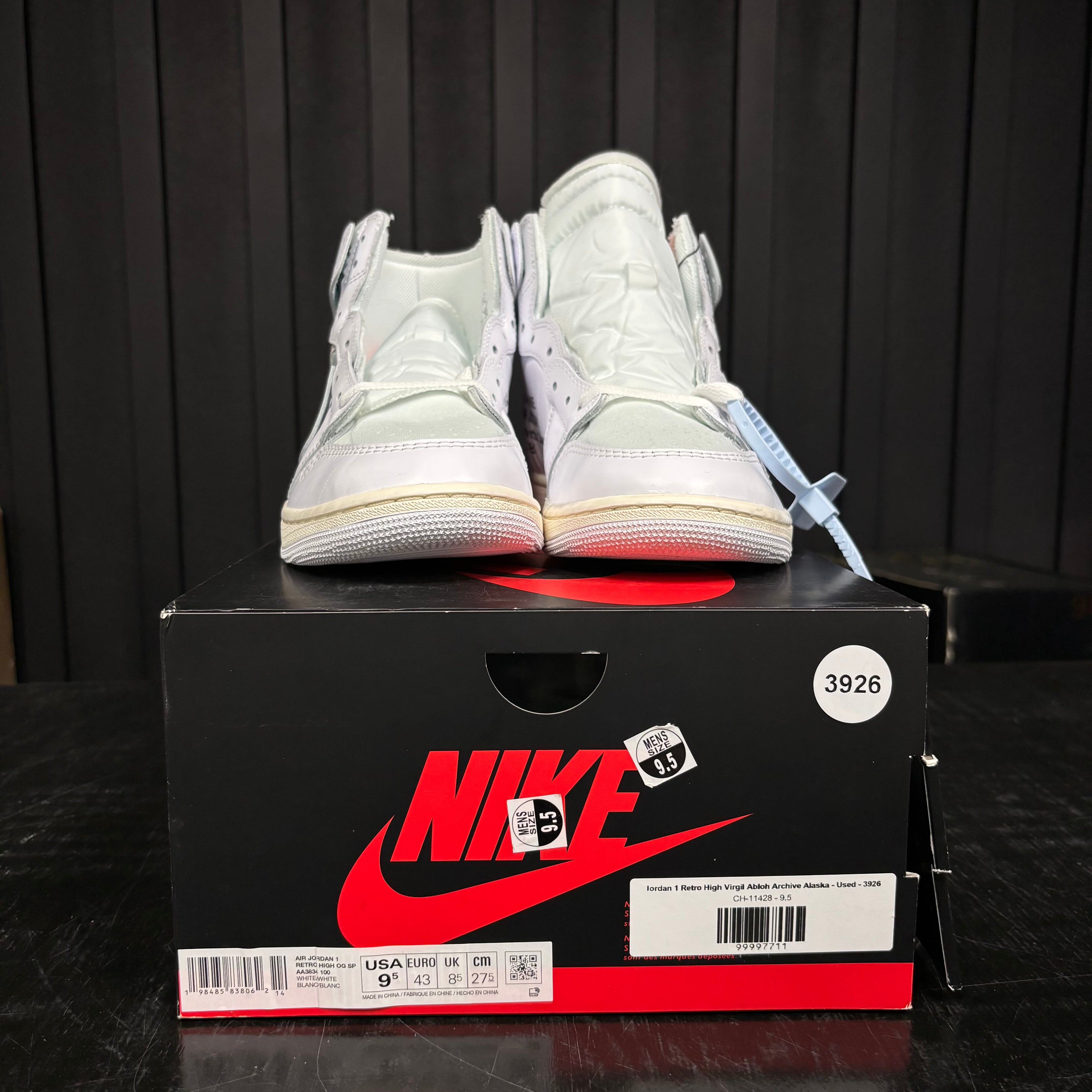 Jordan 1 Retro High Virgil Abloh Archive Alaska - Used - 3926