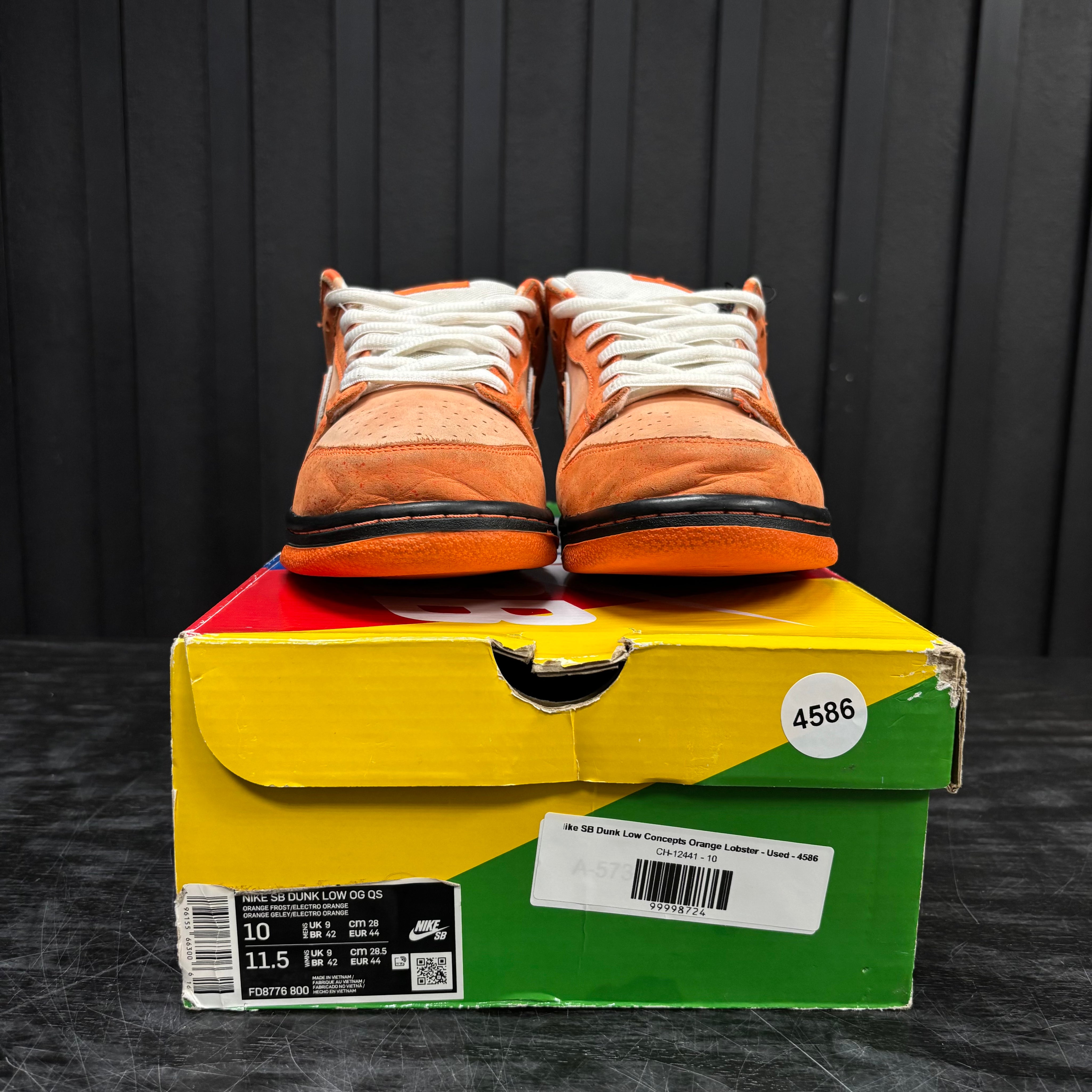 Nike SB Dunk Low Concepts Orange Lobster - Used - 4586