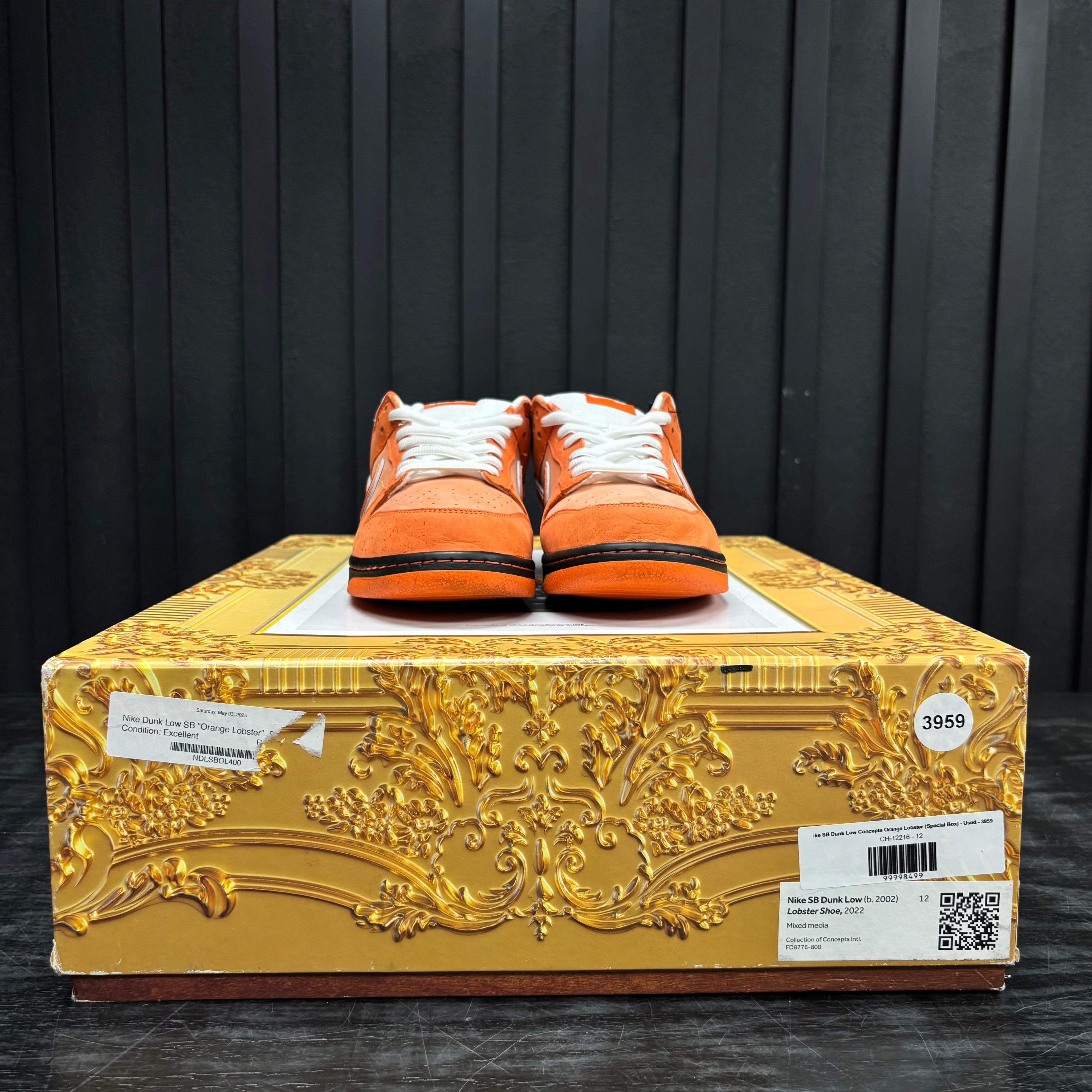 Nike SB Dunk Low Concepts Orange Lobster (Special Box) - Used - 3959