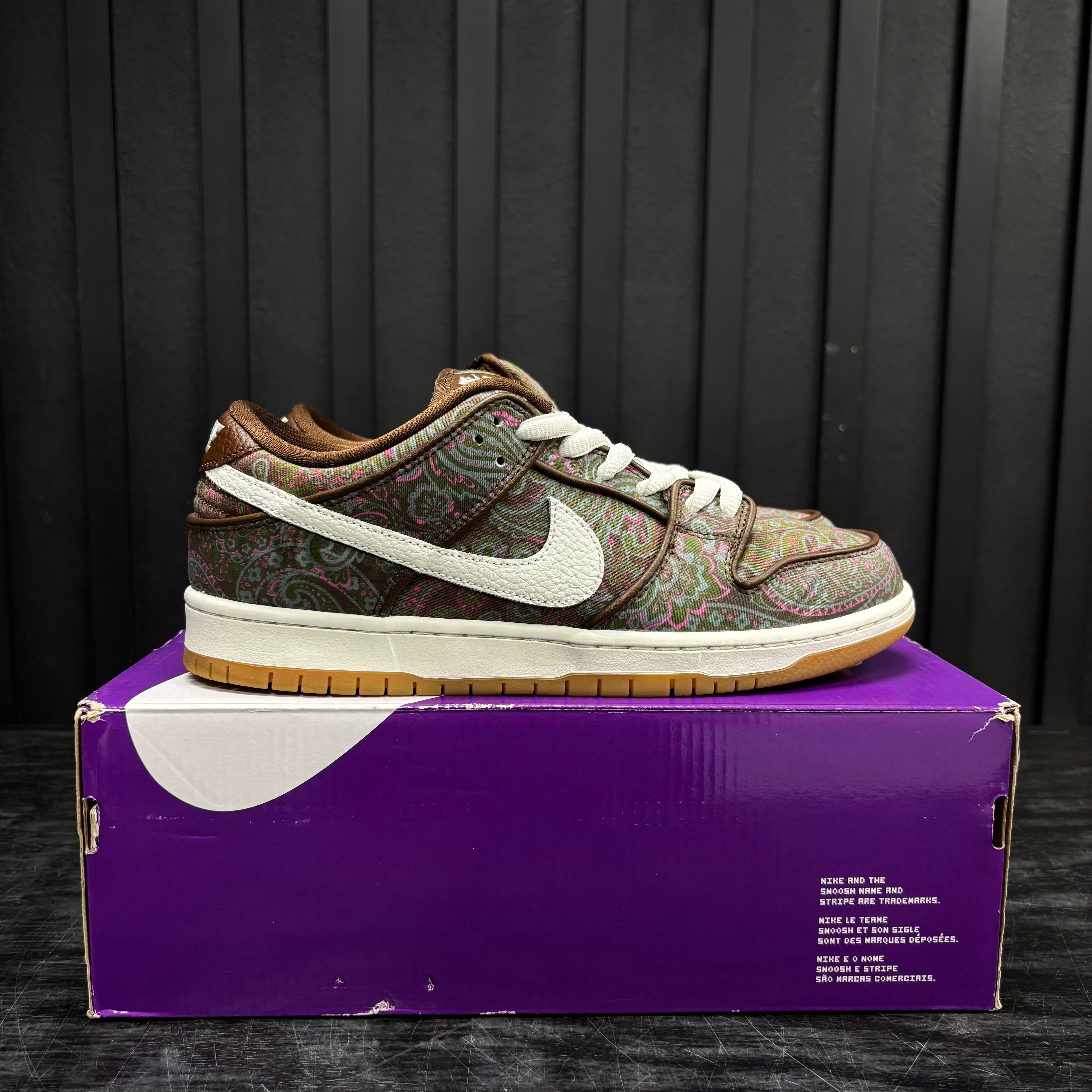 Nike SB Dunk Low Pro Paisley Brown - Used - 3952