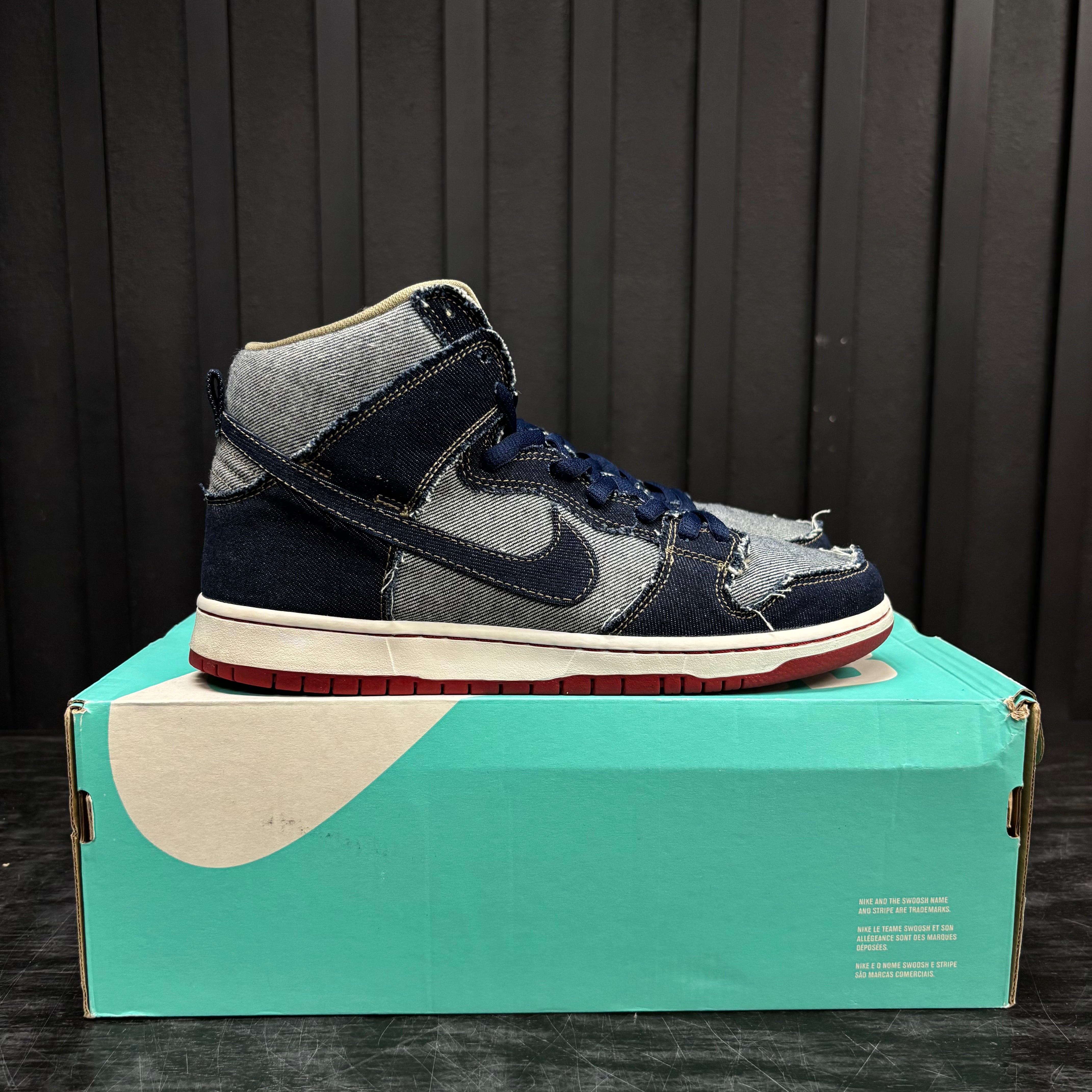 Nike SB Dunk High Reese Forbes Denim - Used - 3969
