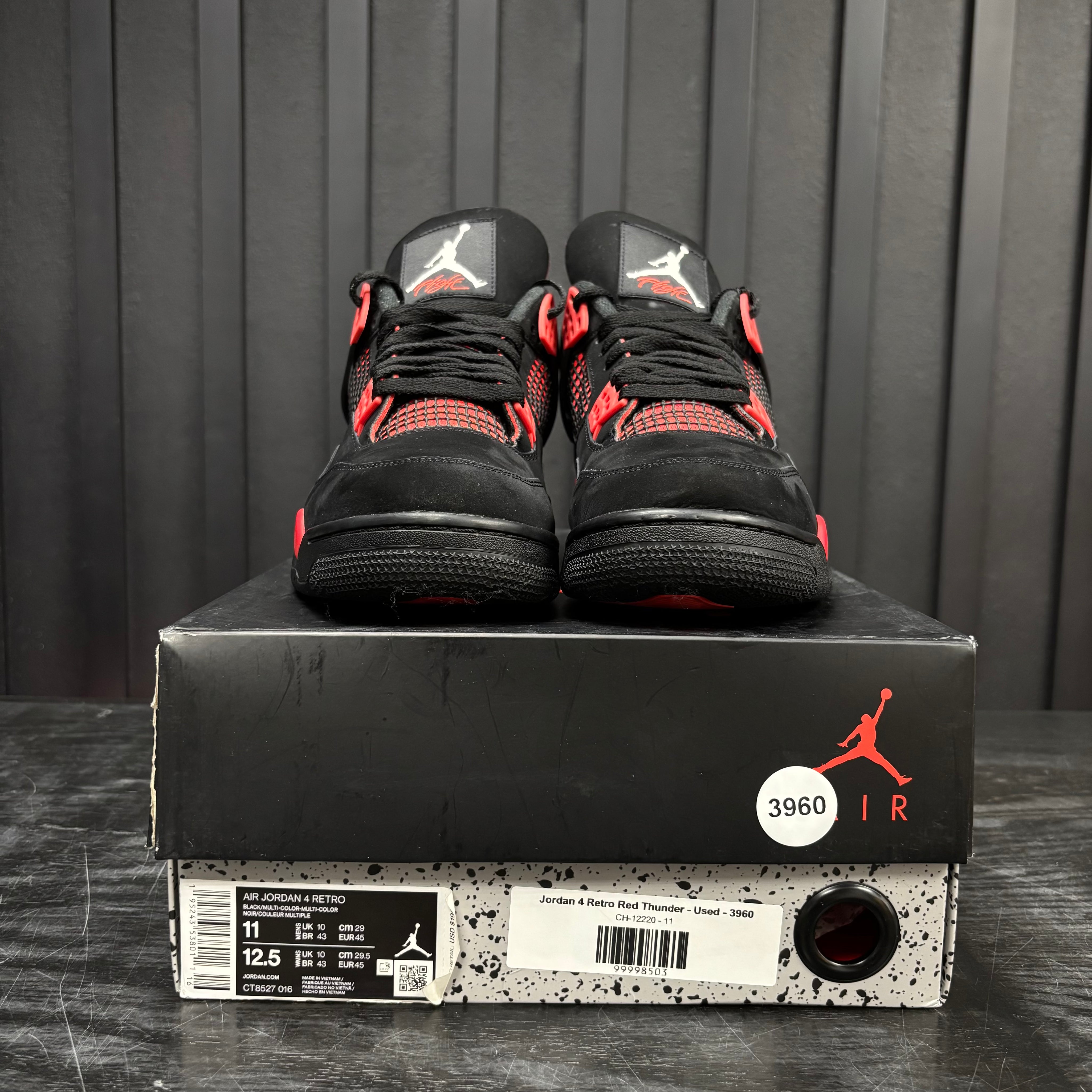 Jordan 4 Retro Red Thunder - Used - 3960