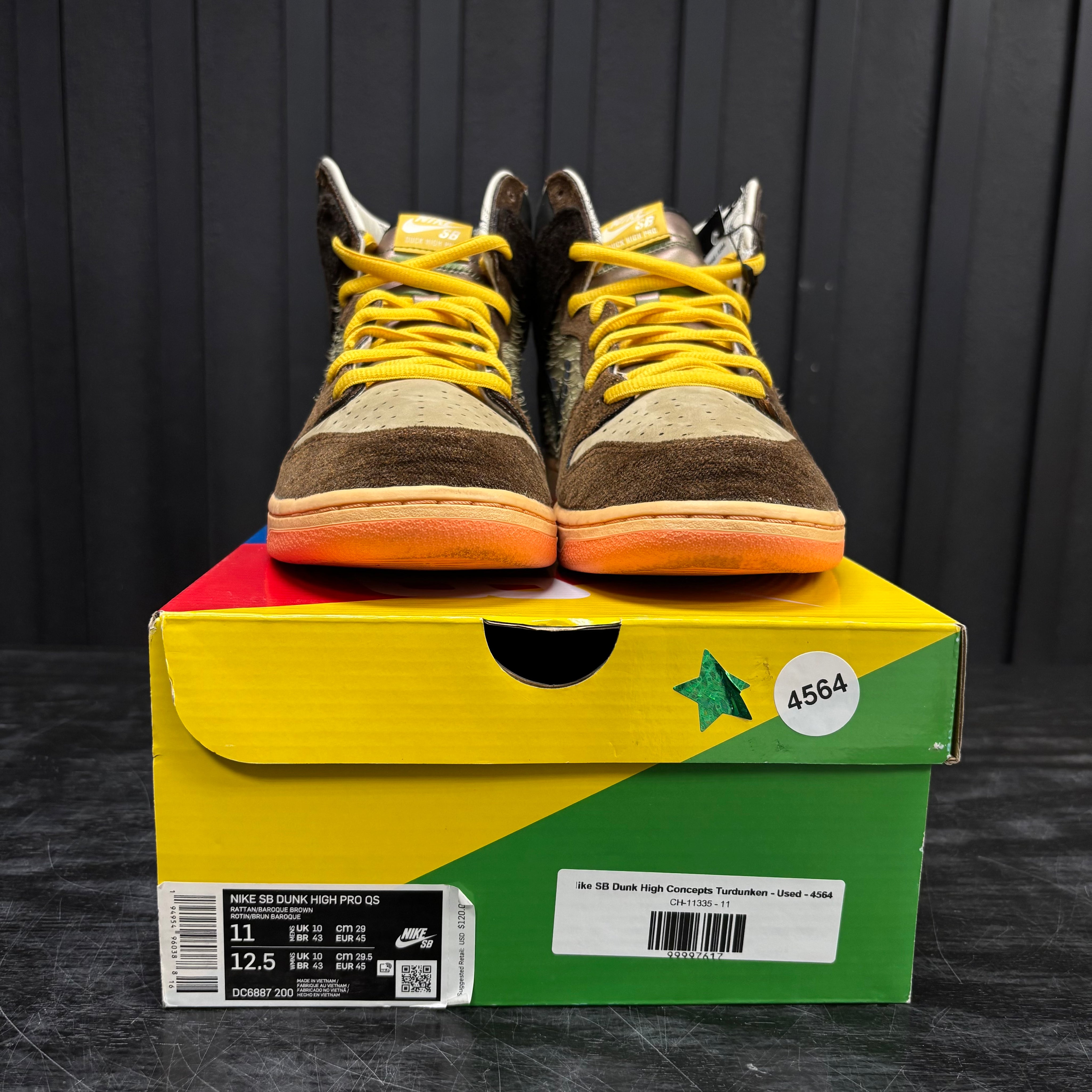 Nike SB Dunk High Concepts Turdunken - Used - 4564