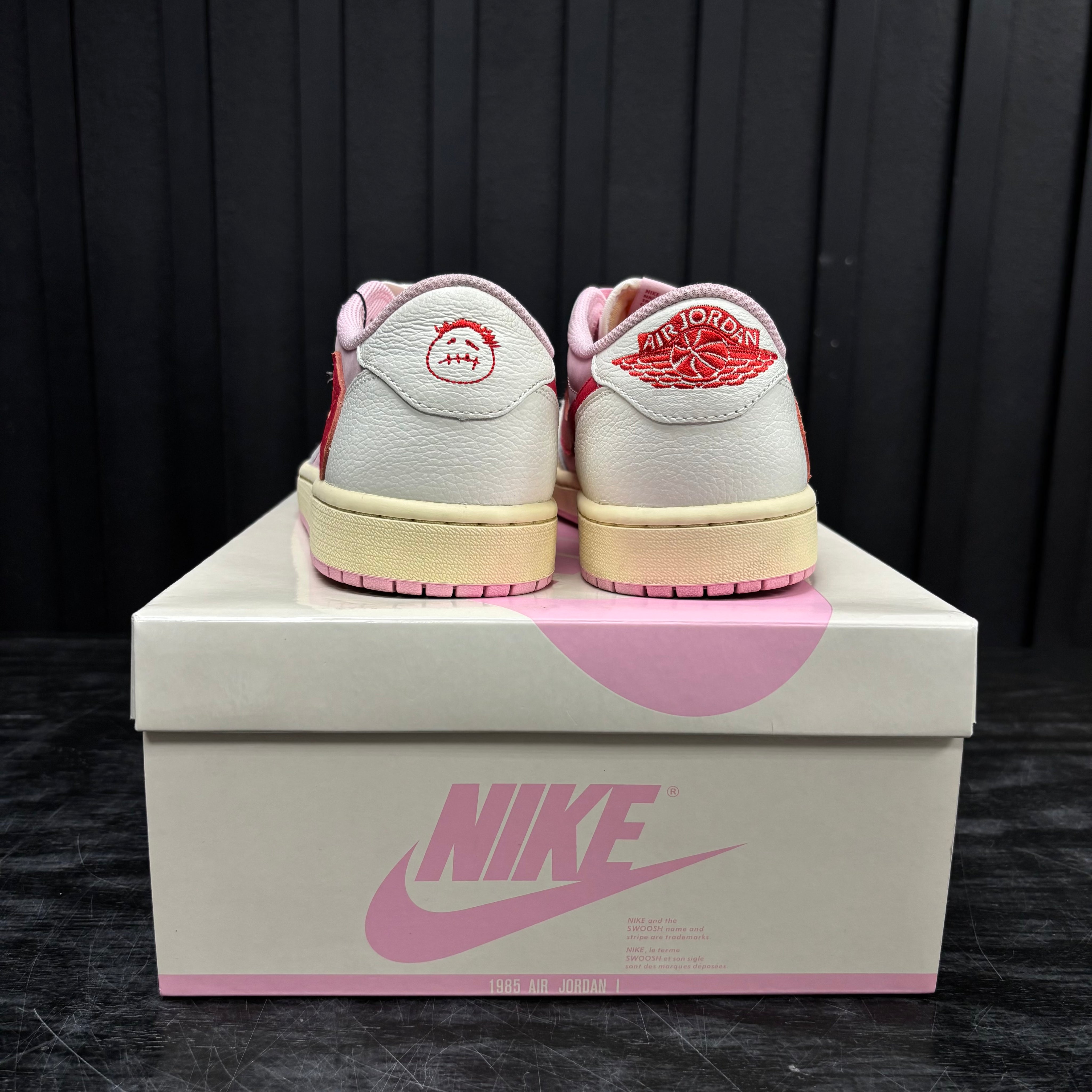 Jordan 1 Retro Low OG SP Travis Scott Sail Tropical Pink - Used - 3965