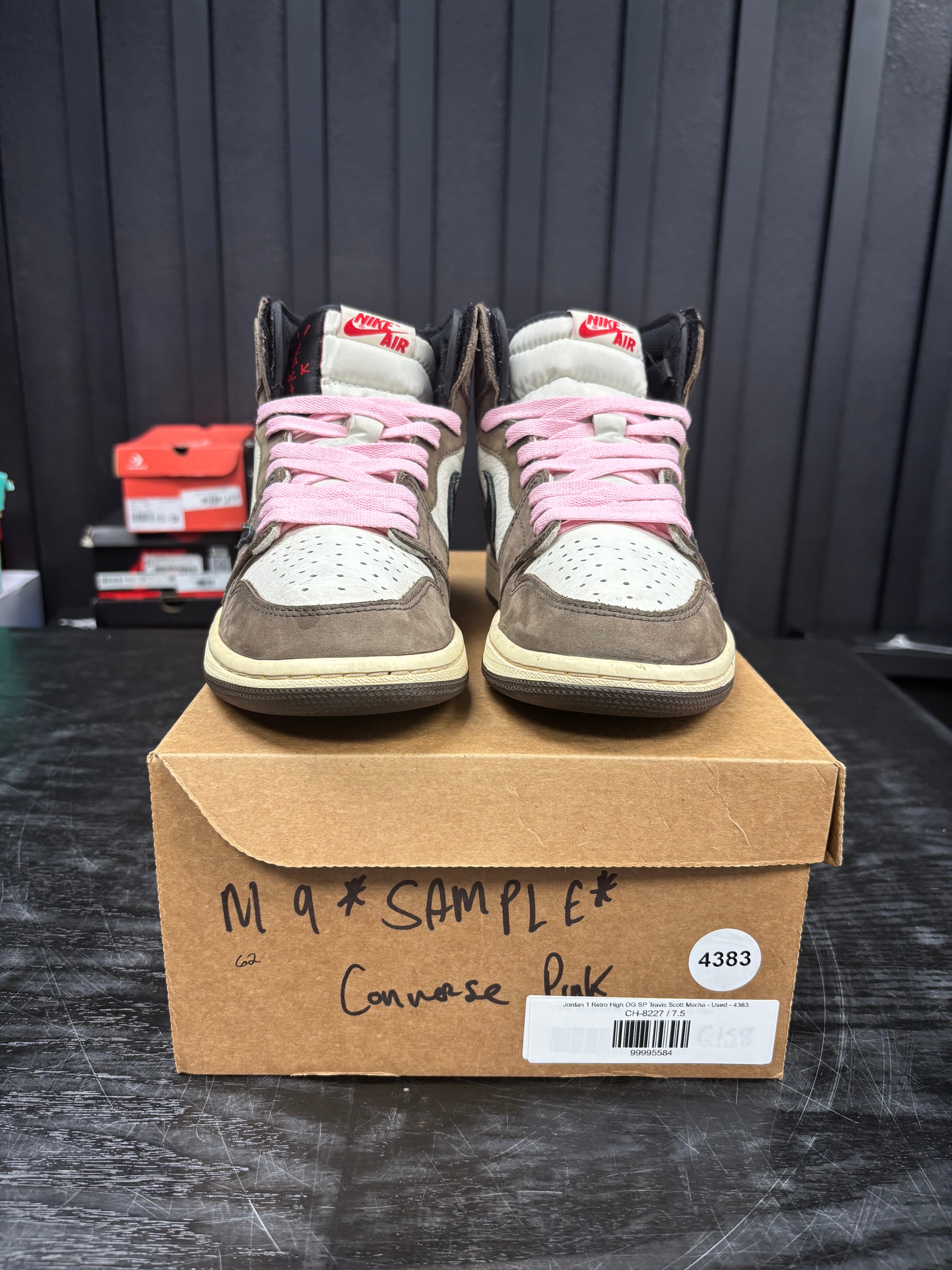 Jordan 1 Retro High OG SP Travis Scott Mocha - Used - 4383
