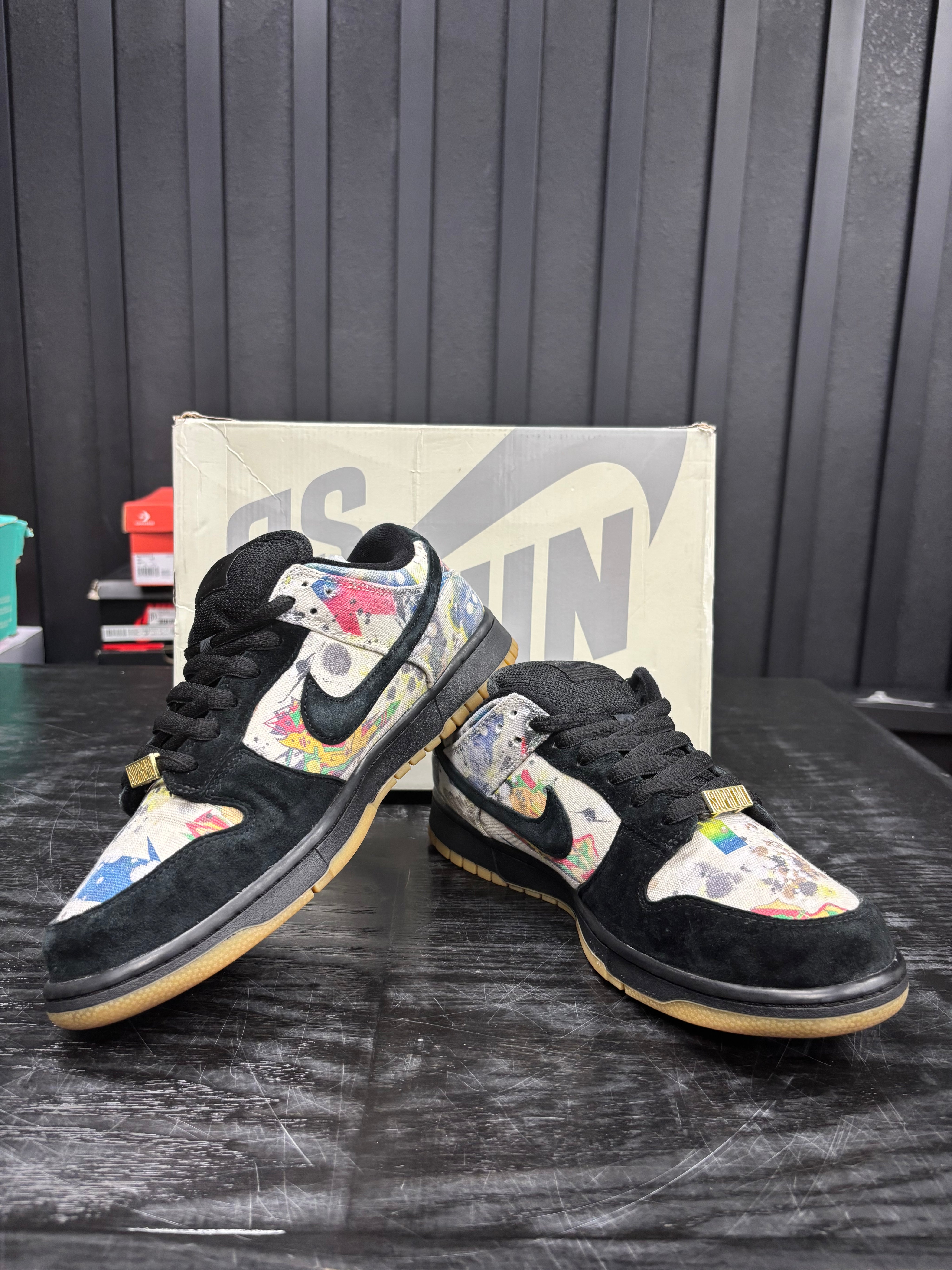 Nike SB Dunk Low Supreme Rammellzee - Used - 4390