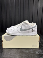 Nike SB Dunk Low Supreme 94 White Metallic Silver - Used -  4396
