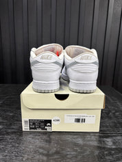 Nike SB Dunk Low Supreme 94 White Metallic Silver - Used -  4396