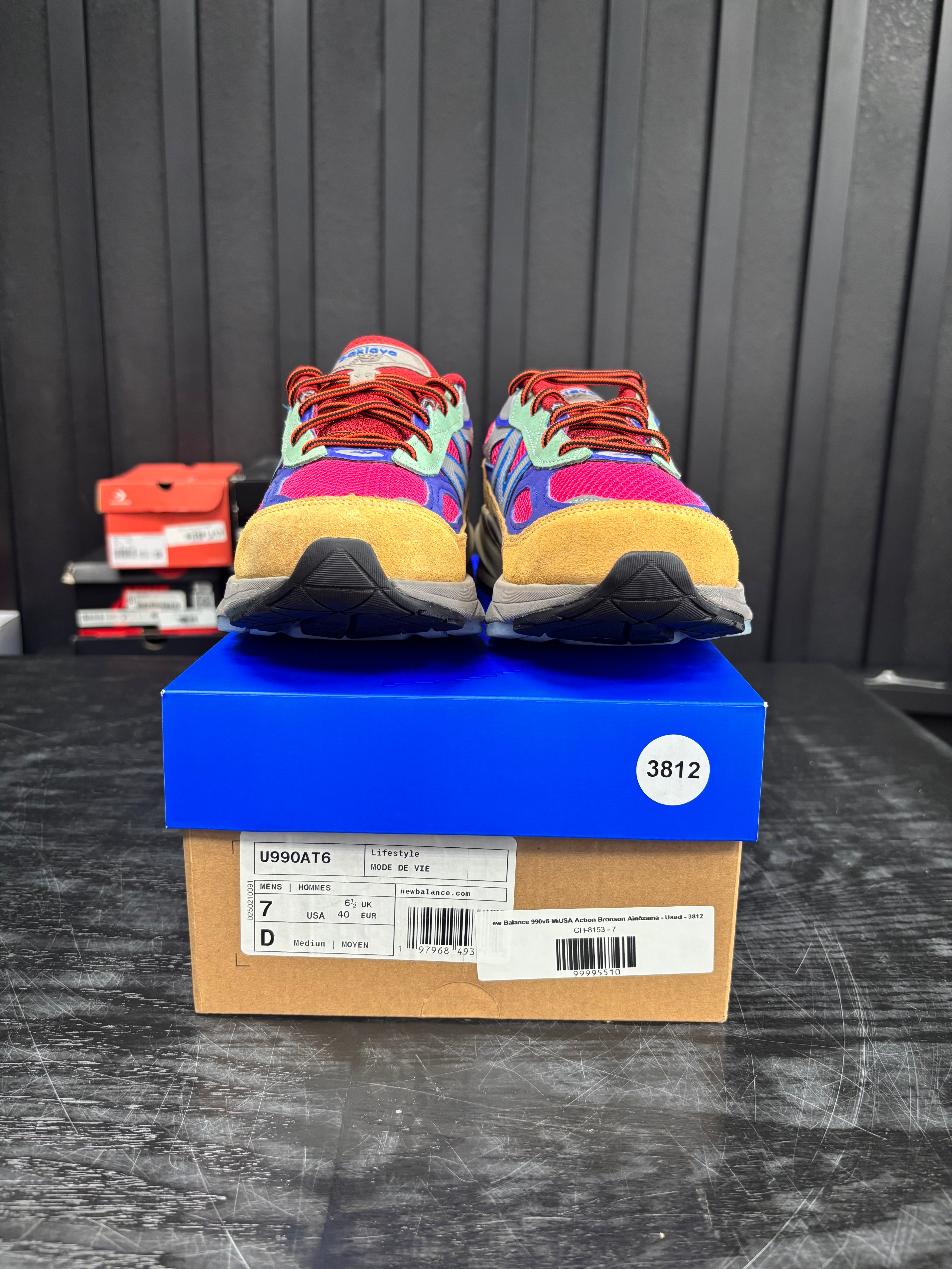 New Balance 990v6 MiUSA Action Bronson Ainôzama - Used - 3812