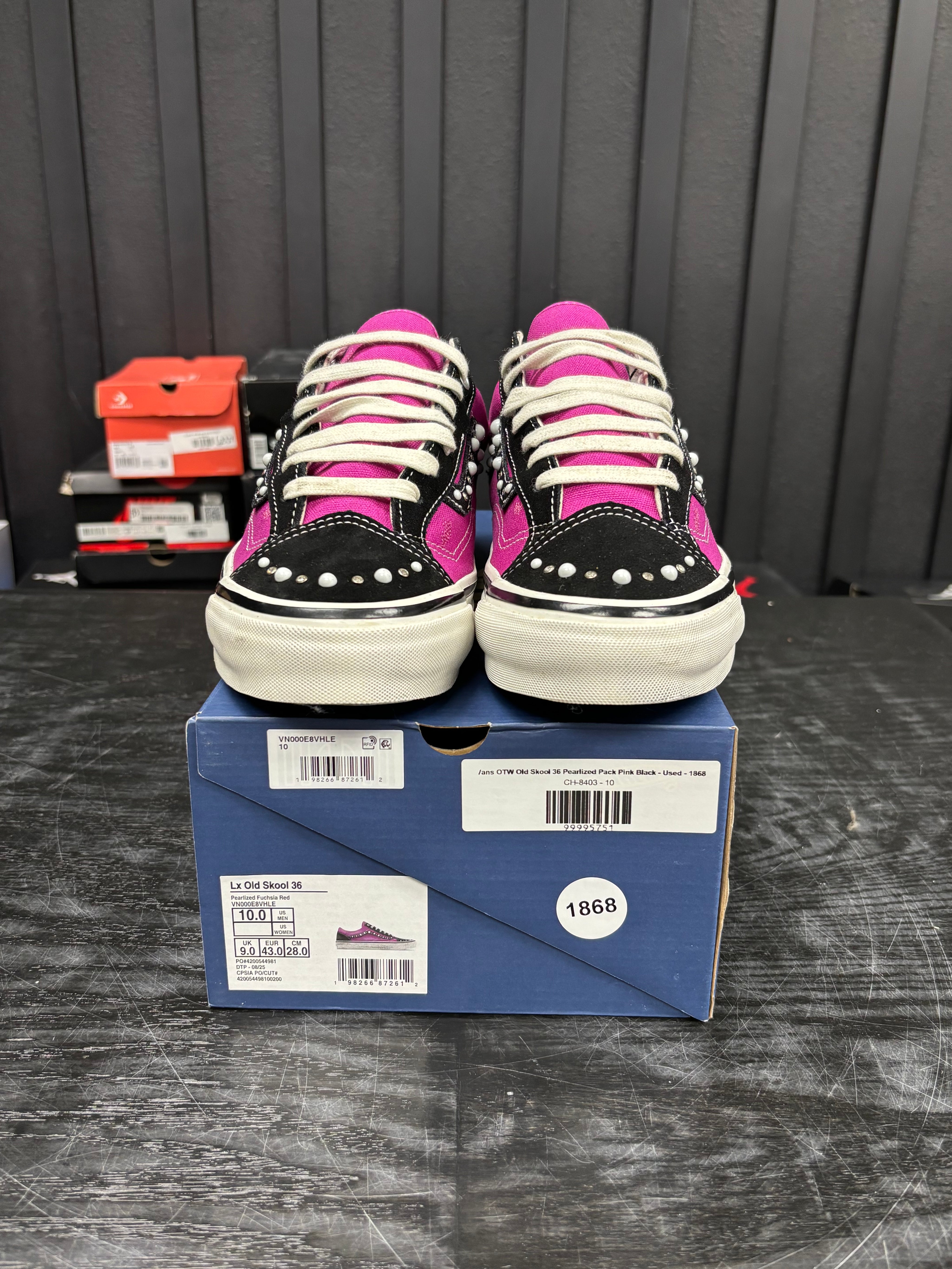 Vans OTW Old Skool 36 Pearlized Pack Pink Black - Used - 1868