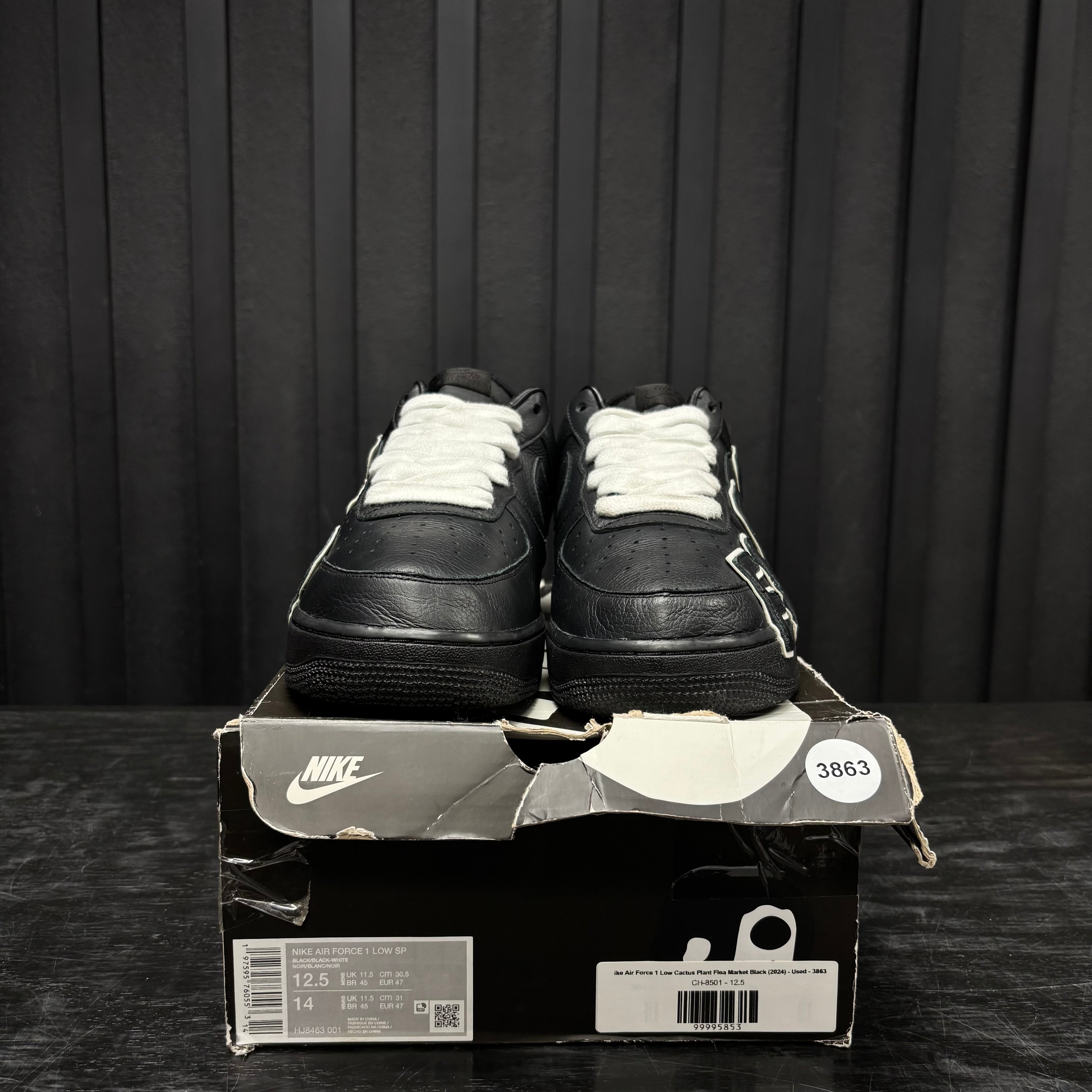 Nike Air Force 1 Low Cactus Plant Flea Market Black (2024) - Used - 3863