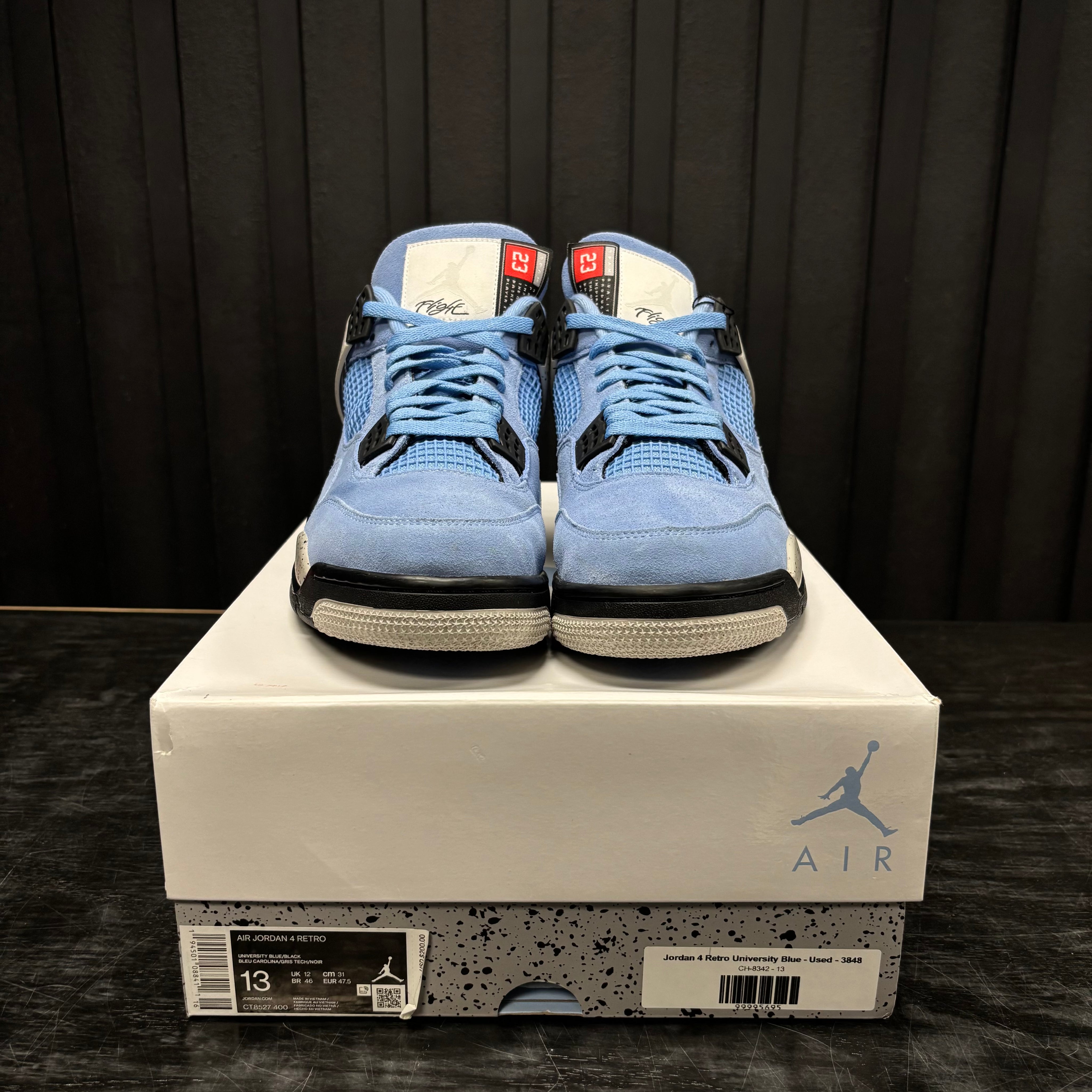 Jordan 4 Retro University Blue - Used - 3848