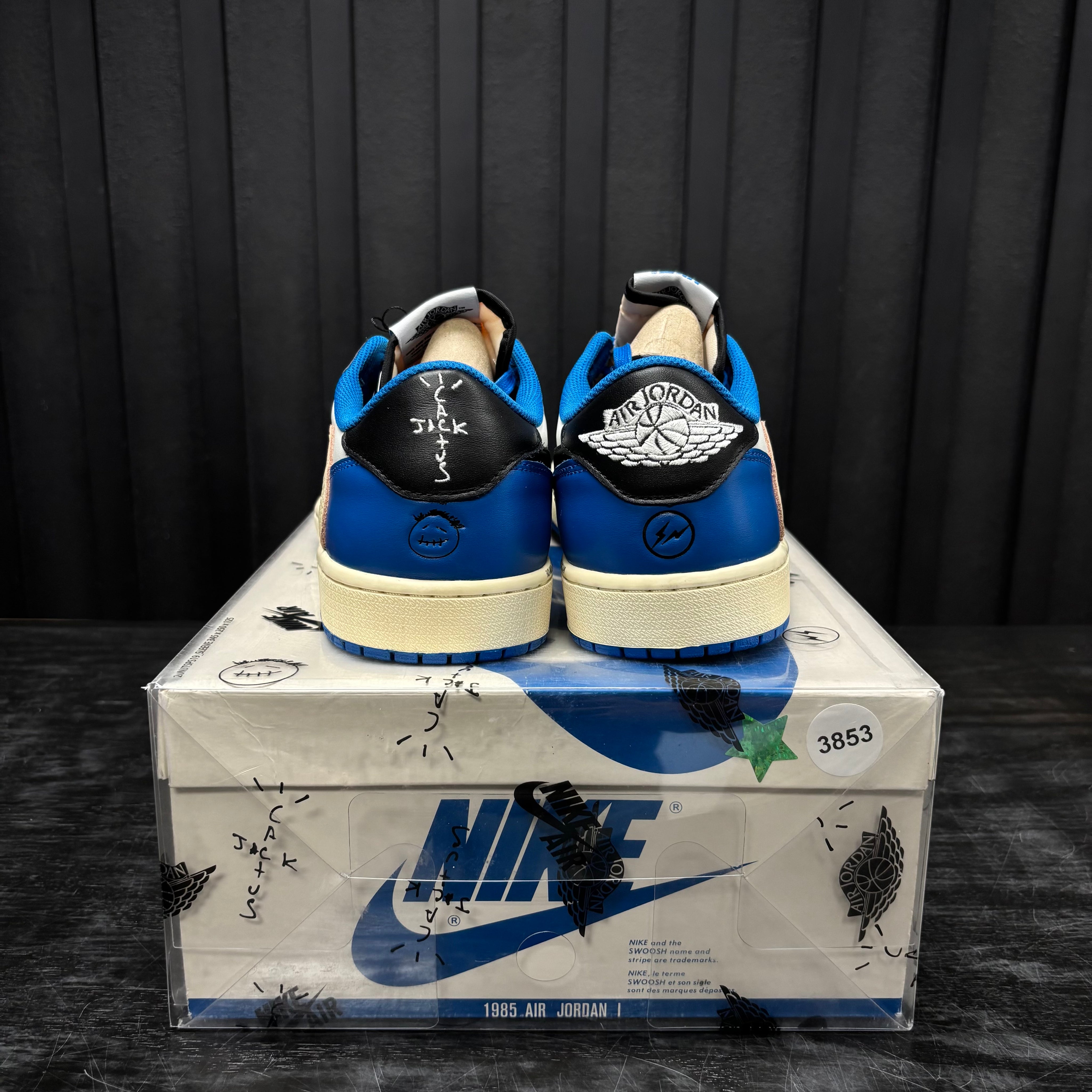 Jordan 1 Retro Low OG SP Fragment x Travis Scott - Used - 3853