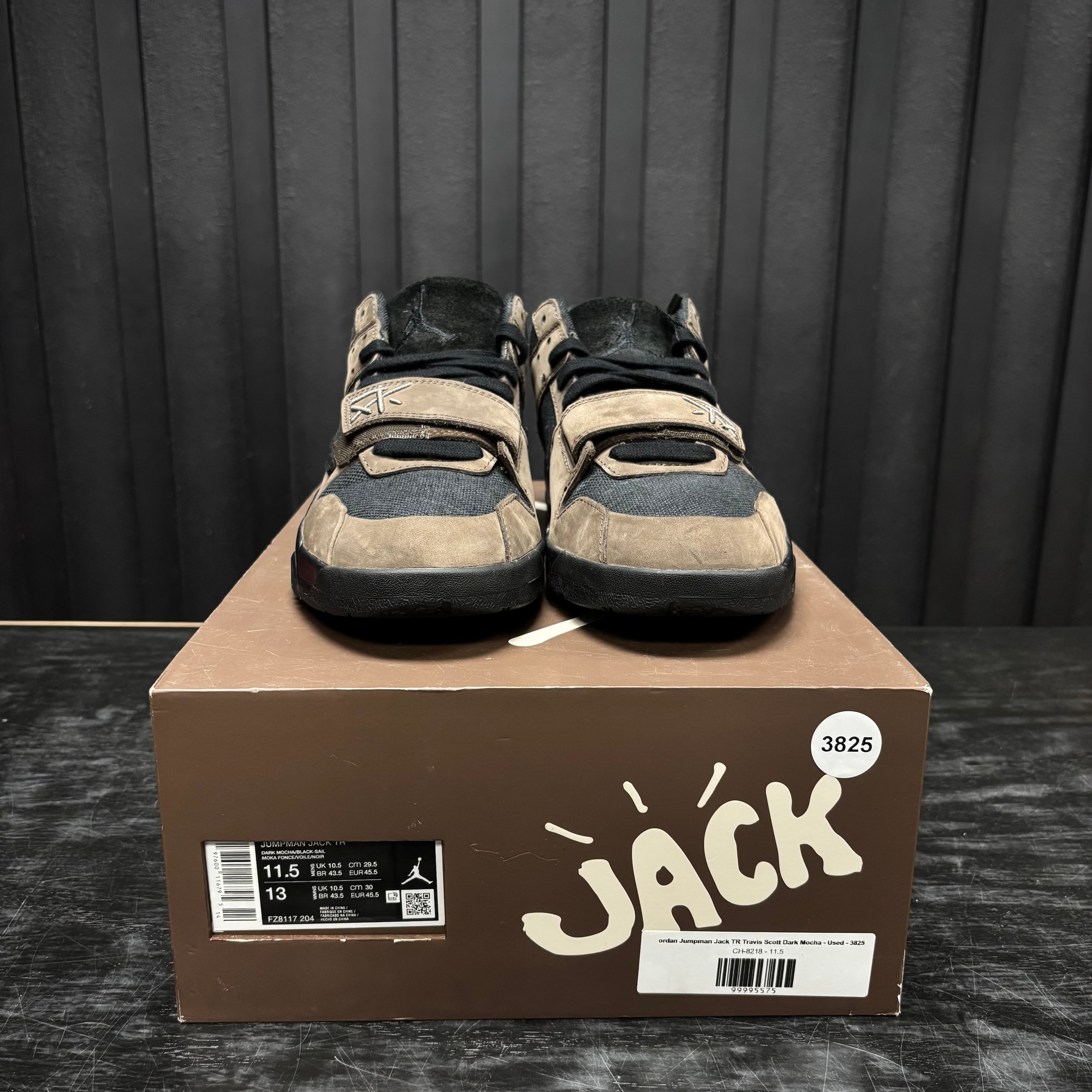 Jordan Jumpman Jack TR Travis Scott Dark Mocha - Used - 3825