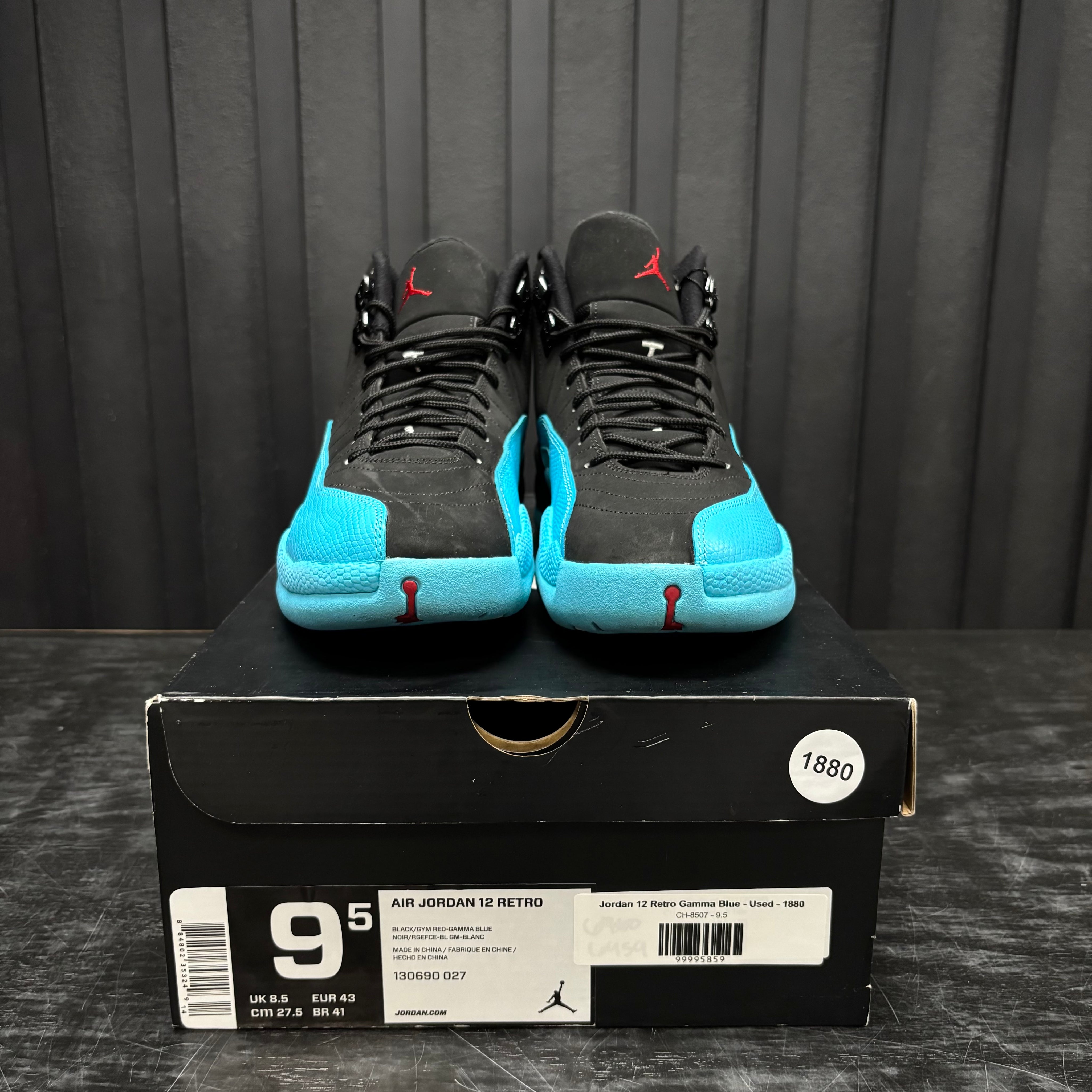 Jordan 12 Retro Gamma Blue - Used - 1880