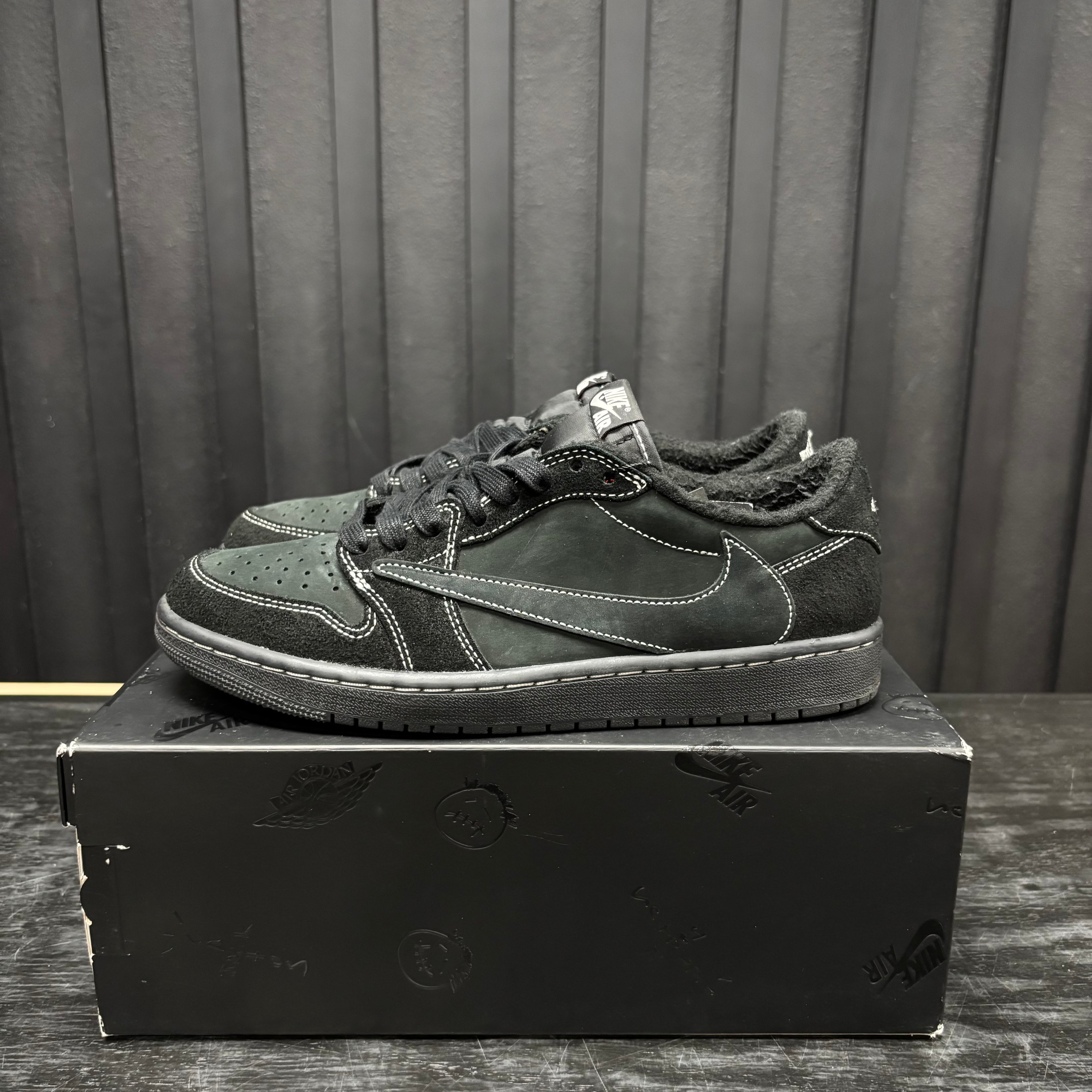 Jordan 1 Retro Low OG SP Travis Scott Black Phantom - Used - 1831