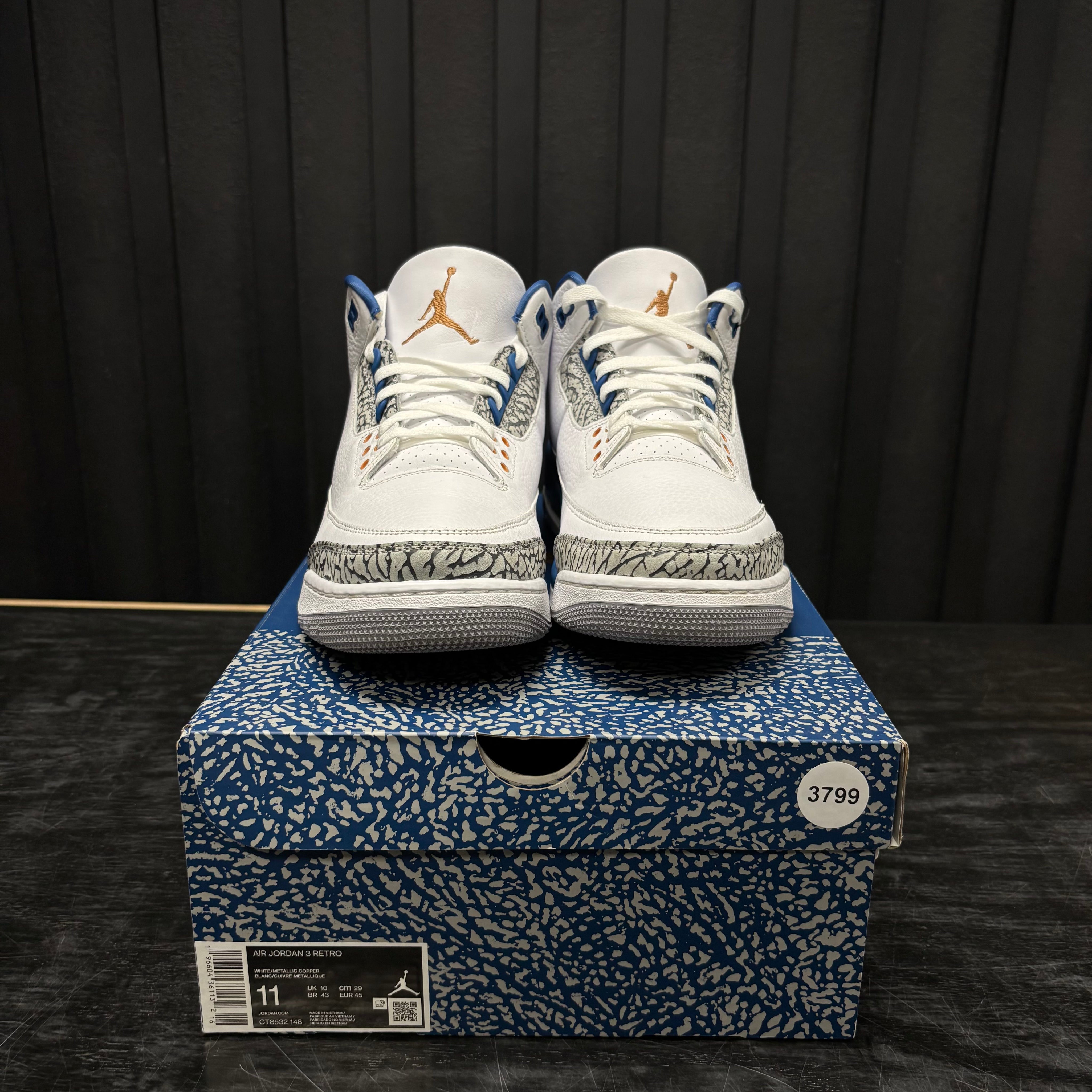 Jordan 3 Retro Wizards - Used - 3799