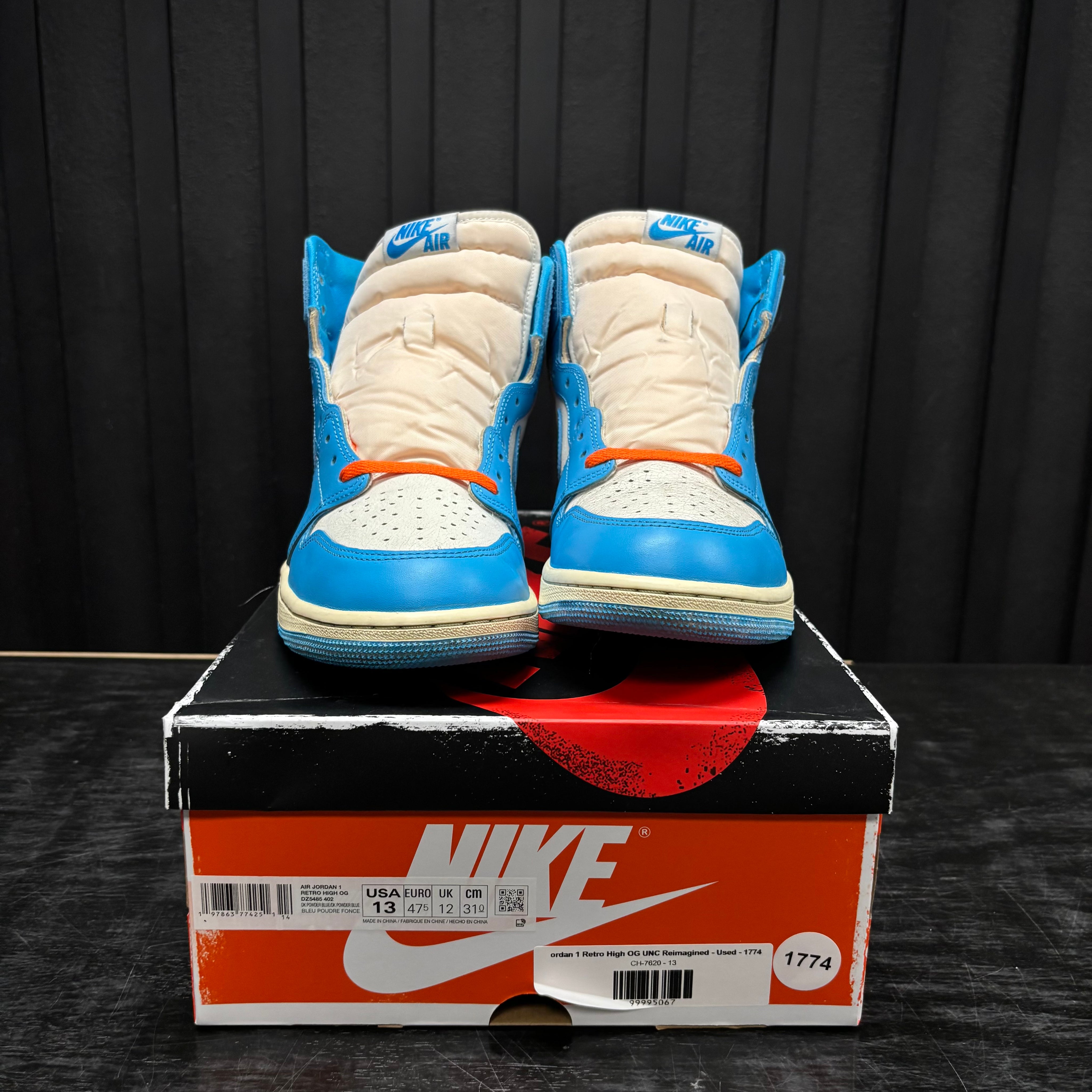 Jordan 1 Retro High OG UNC Reimagined - Used - 1774