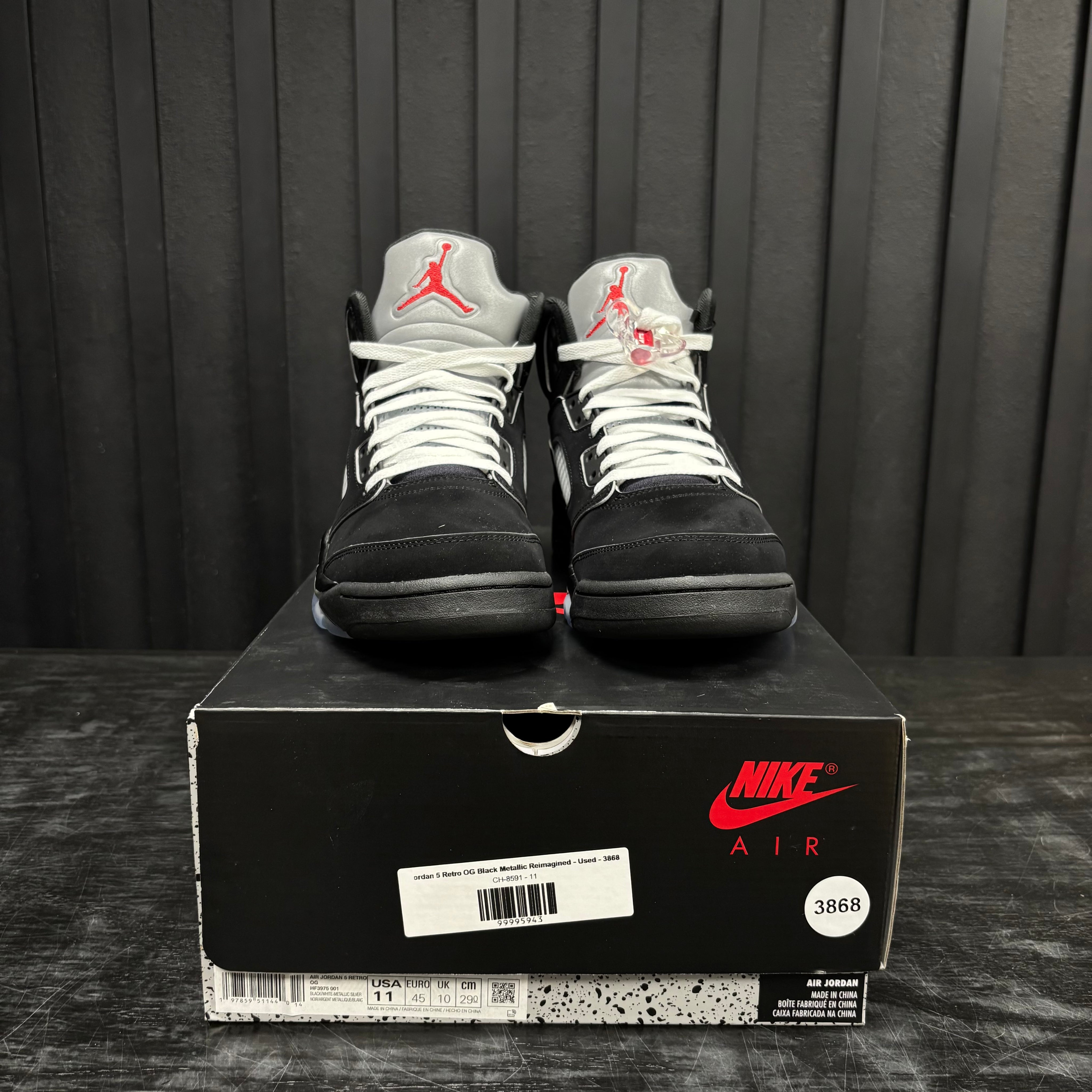 Jordan 5 Retro OG Black Metallic Reimagined - Used - 3868