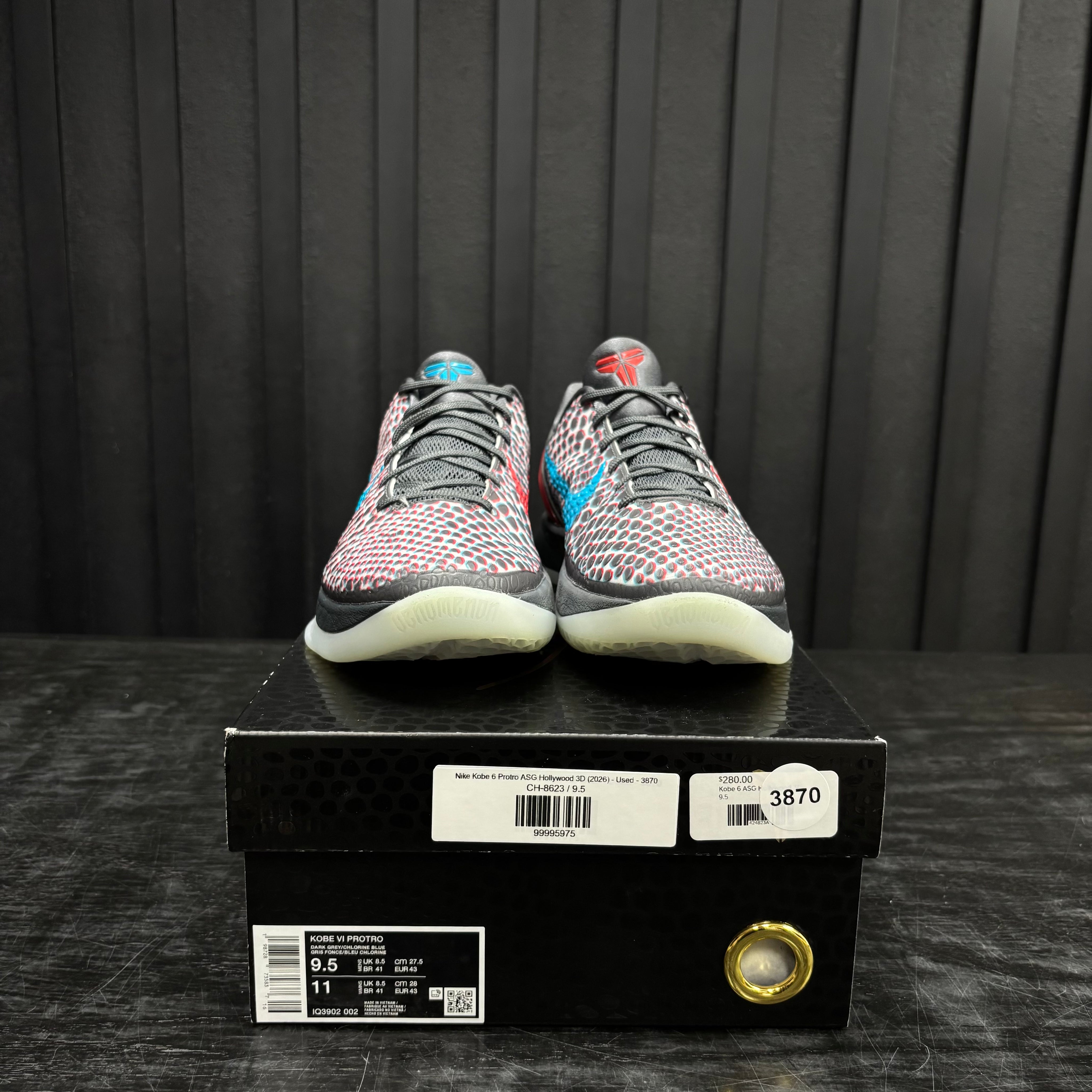 Nike Kobe 6 Protro ASG Hollywood 3D (2026) - Used - 3870