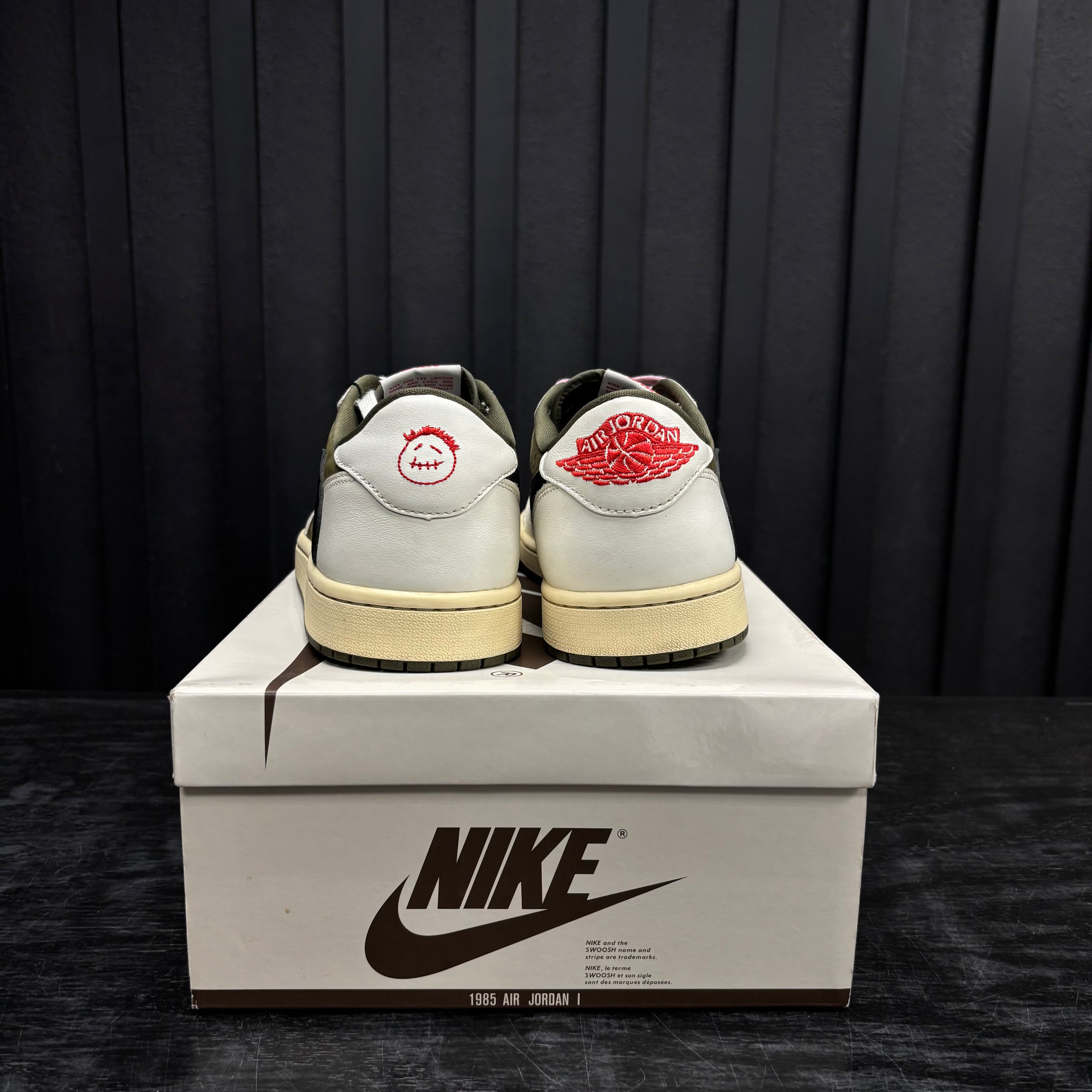 Jordan 1 Retro Low OG SP Travis Scott Medium Olive - Used - 1877