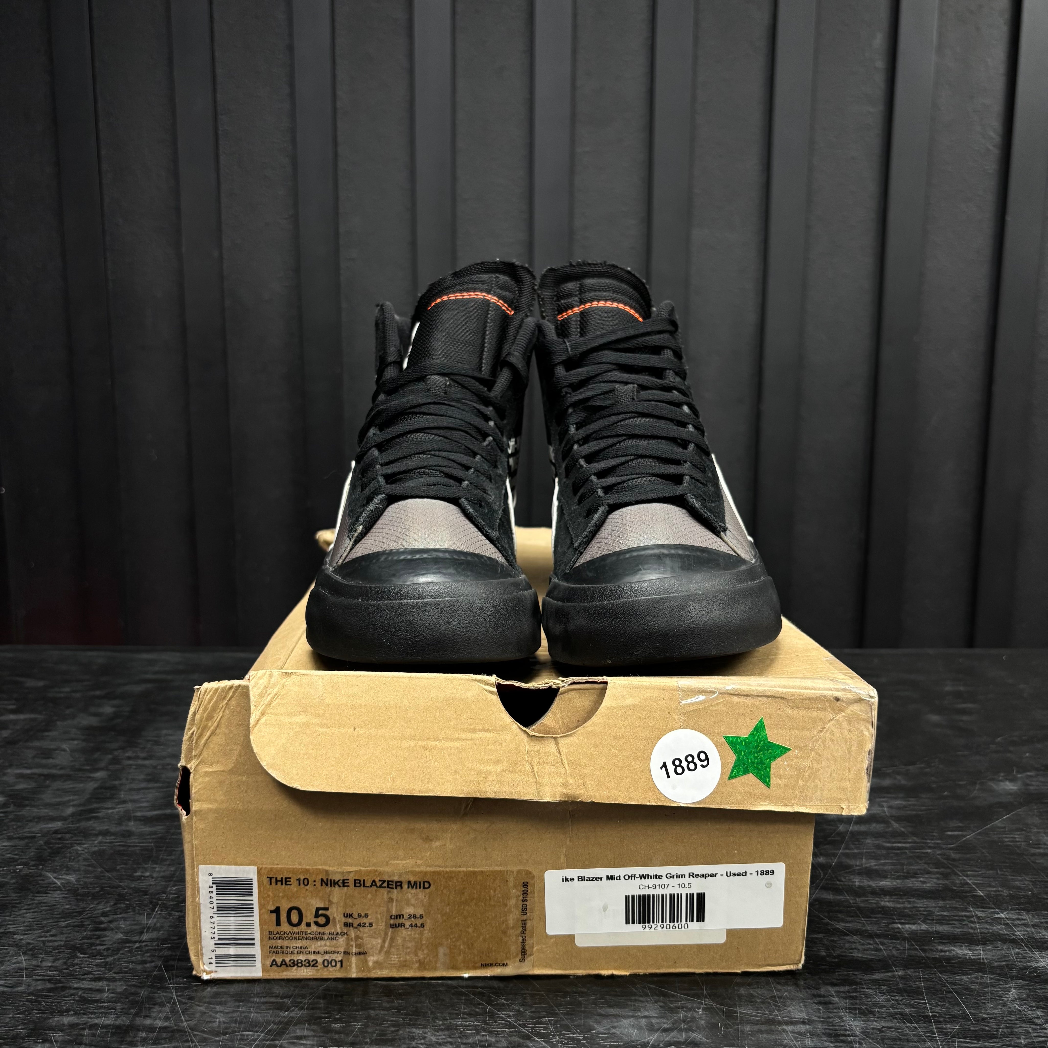 Nike Blazer Mid Off-White Grim Reaper - Used - 1889