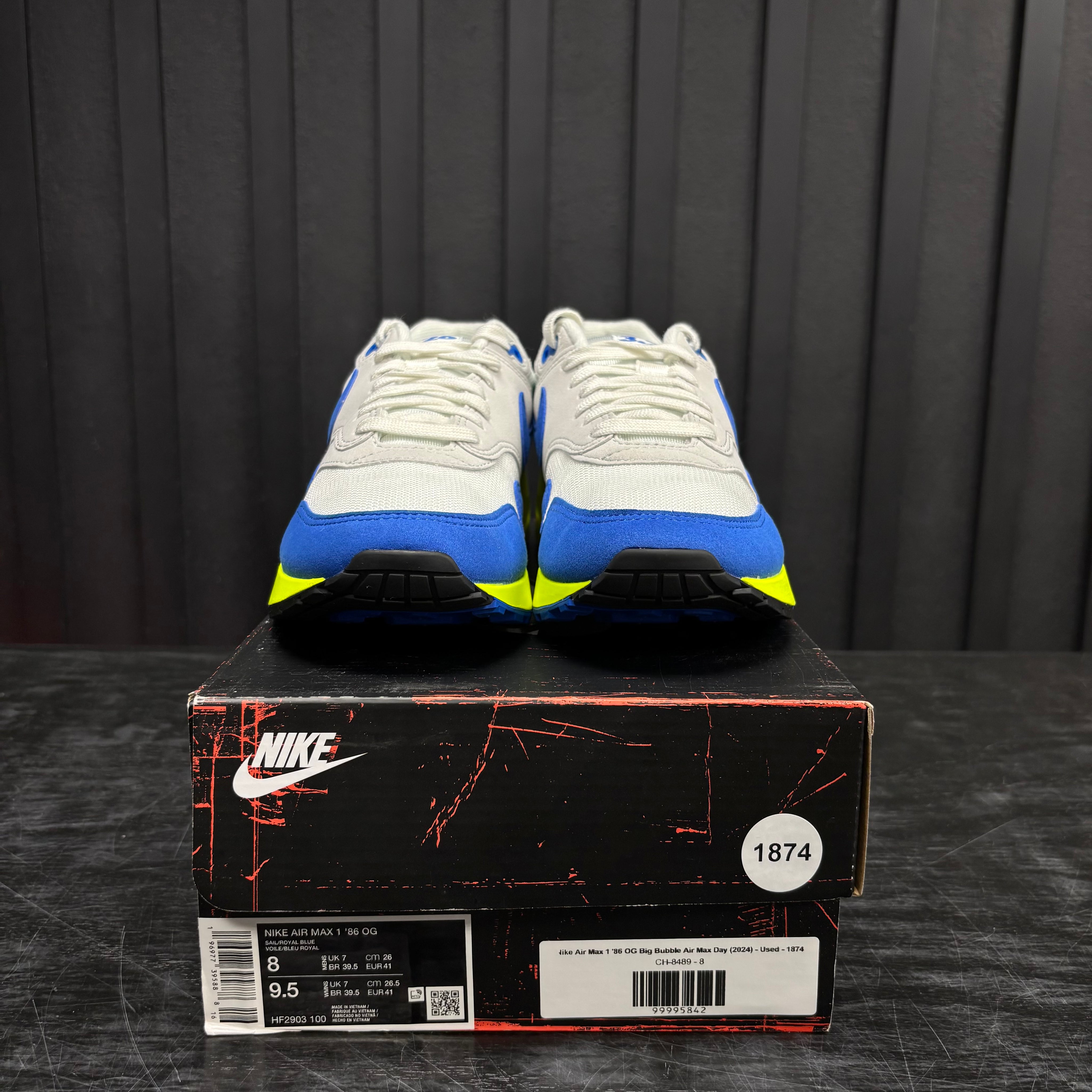 Nike Air Max 1 '86 OG Big Bubble Air Max Day (2024) - Used - 1874