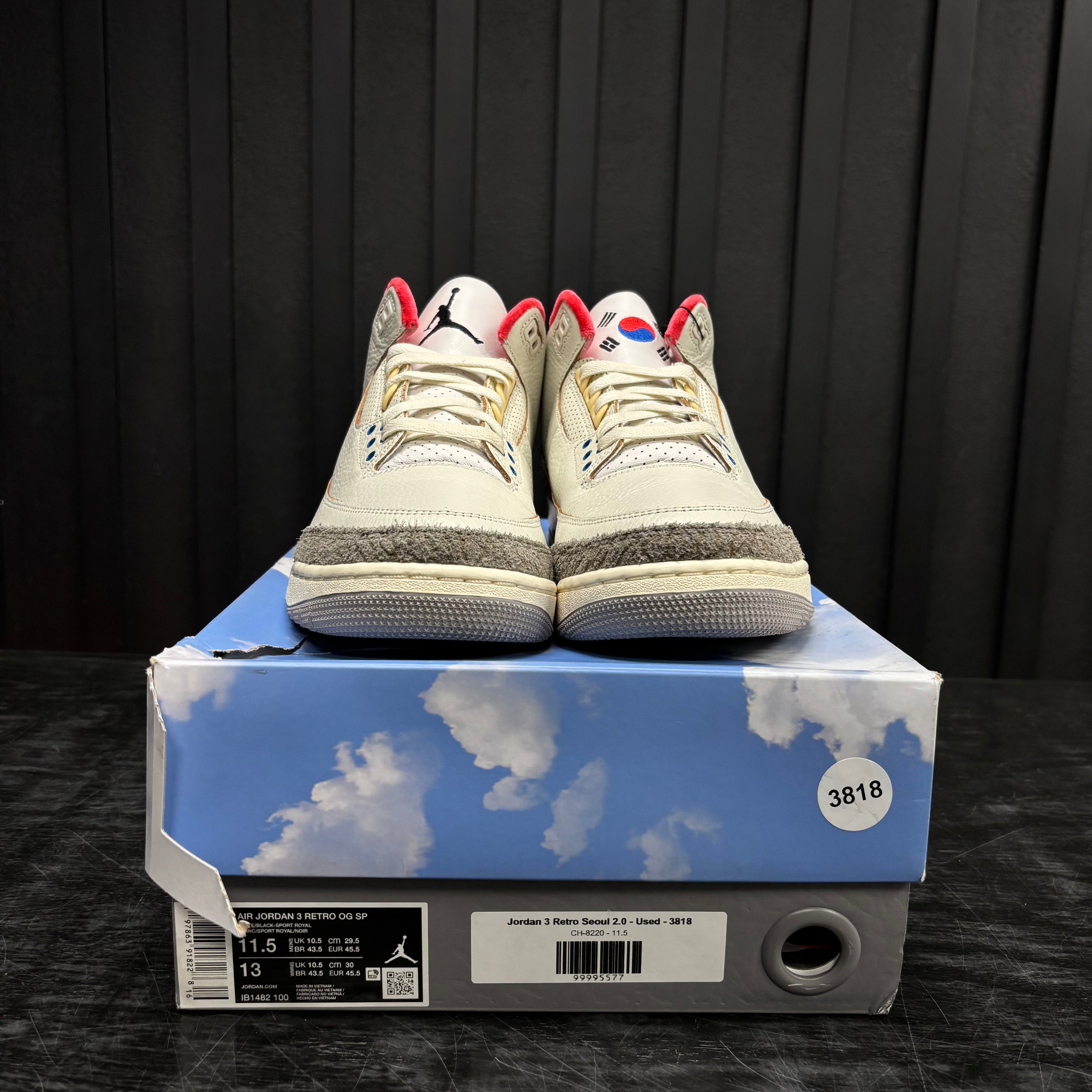 Jordan 3 Retro Seoul 2.0 - Used - 3818