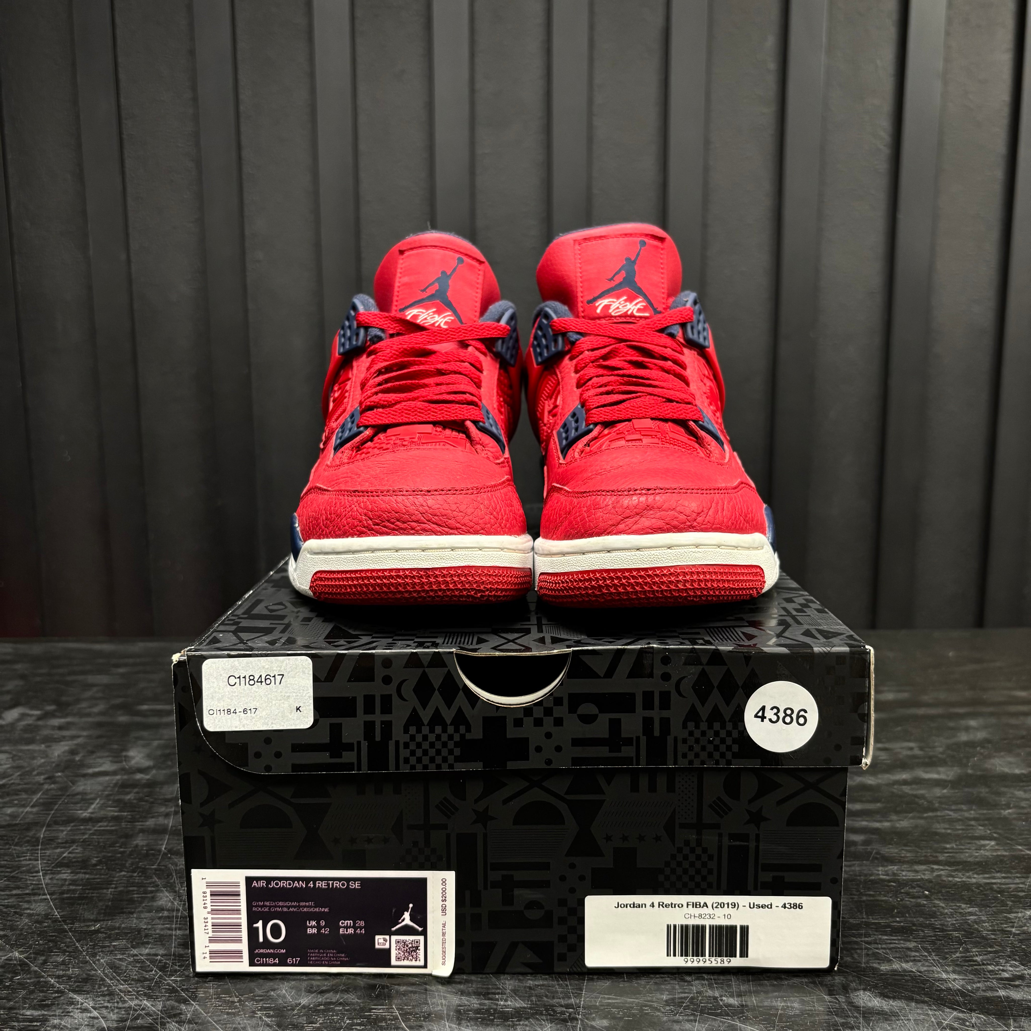 Jordan 4 Retro FIBA (2019) - Used - 4386