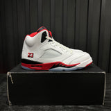 Jordan 5 Retro Fire Red Black Tongue (2025) - Used - 3823