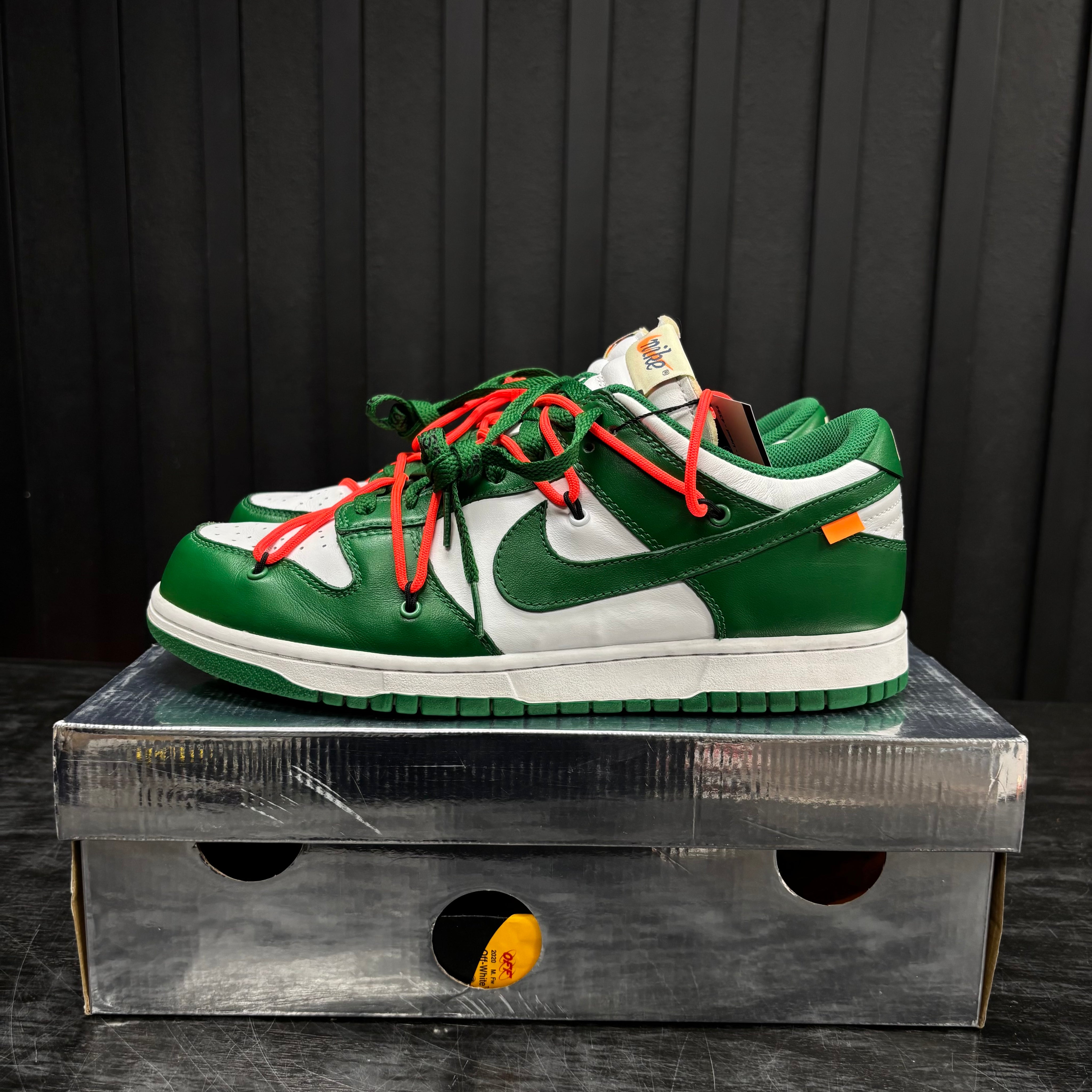 Nike Dunk Low Off-White Pine Green - Used - 4394
