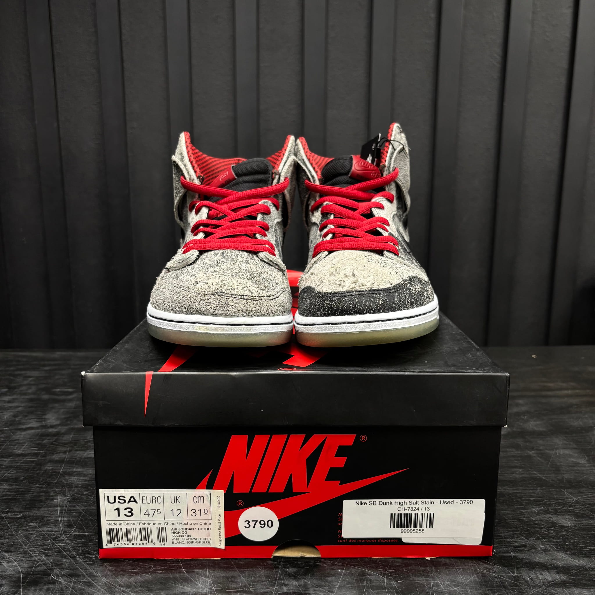 Nike SB Dunk High Salt Stain - Used - 3790