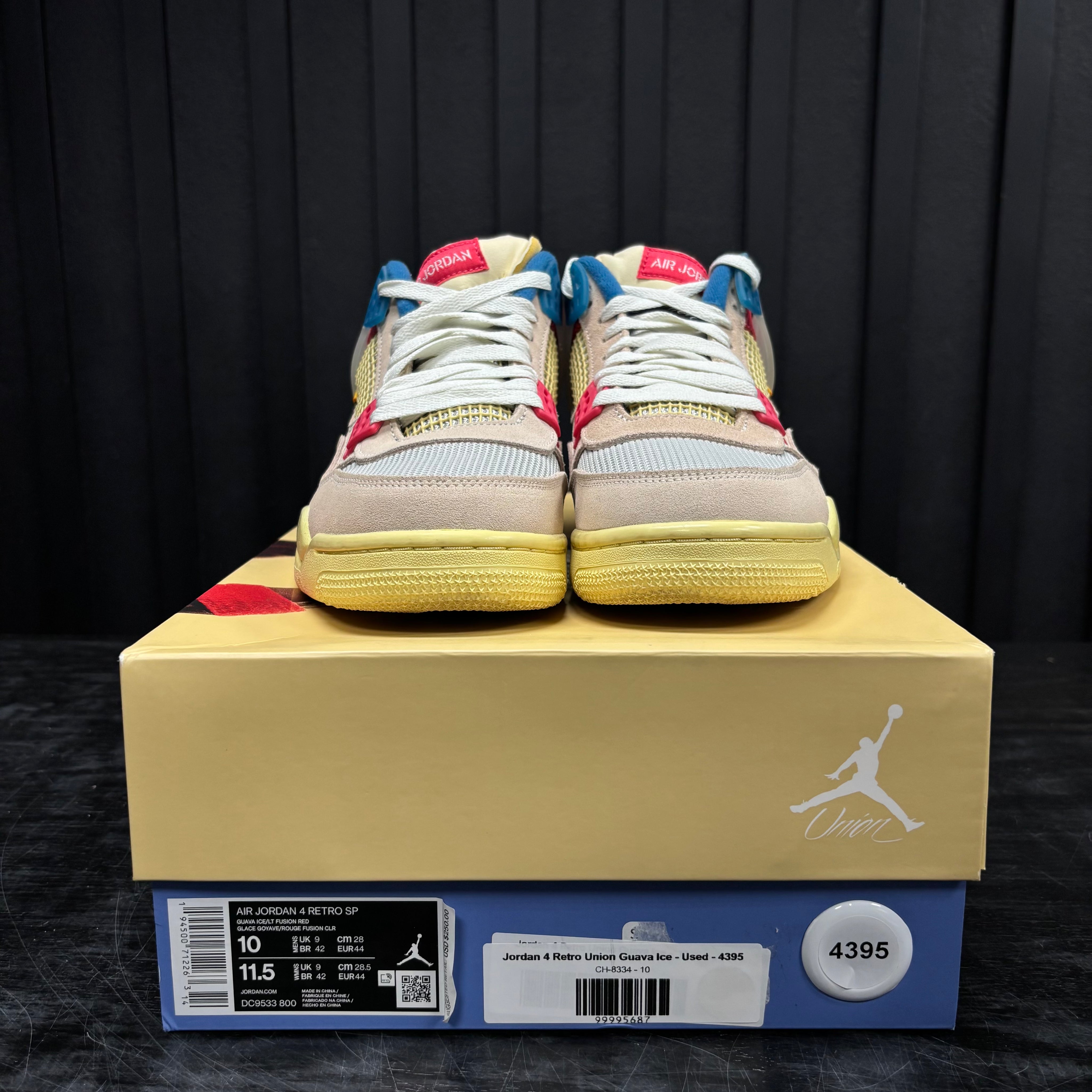 Jordan 4 Retro Union Guava Ice - Used - 4395